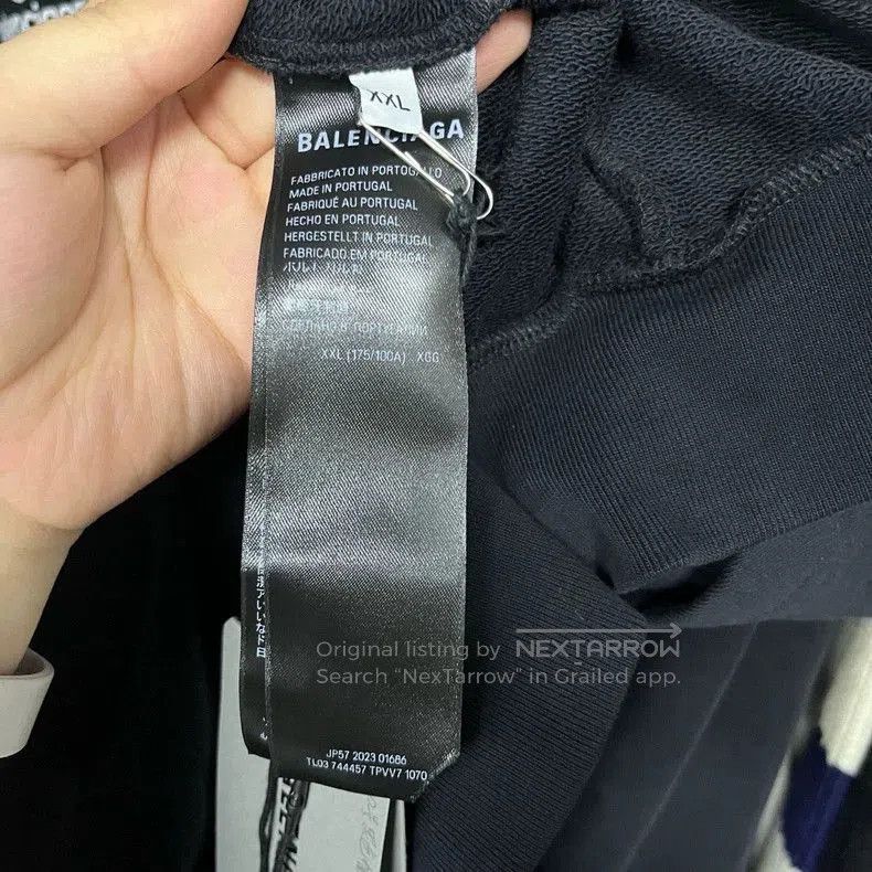 Balenciaga Balenciaga Logo Print Zip Hoodie. Size US XXL / EU 58 / 5 - 5 Thumbnail