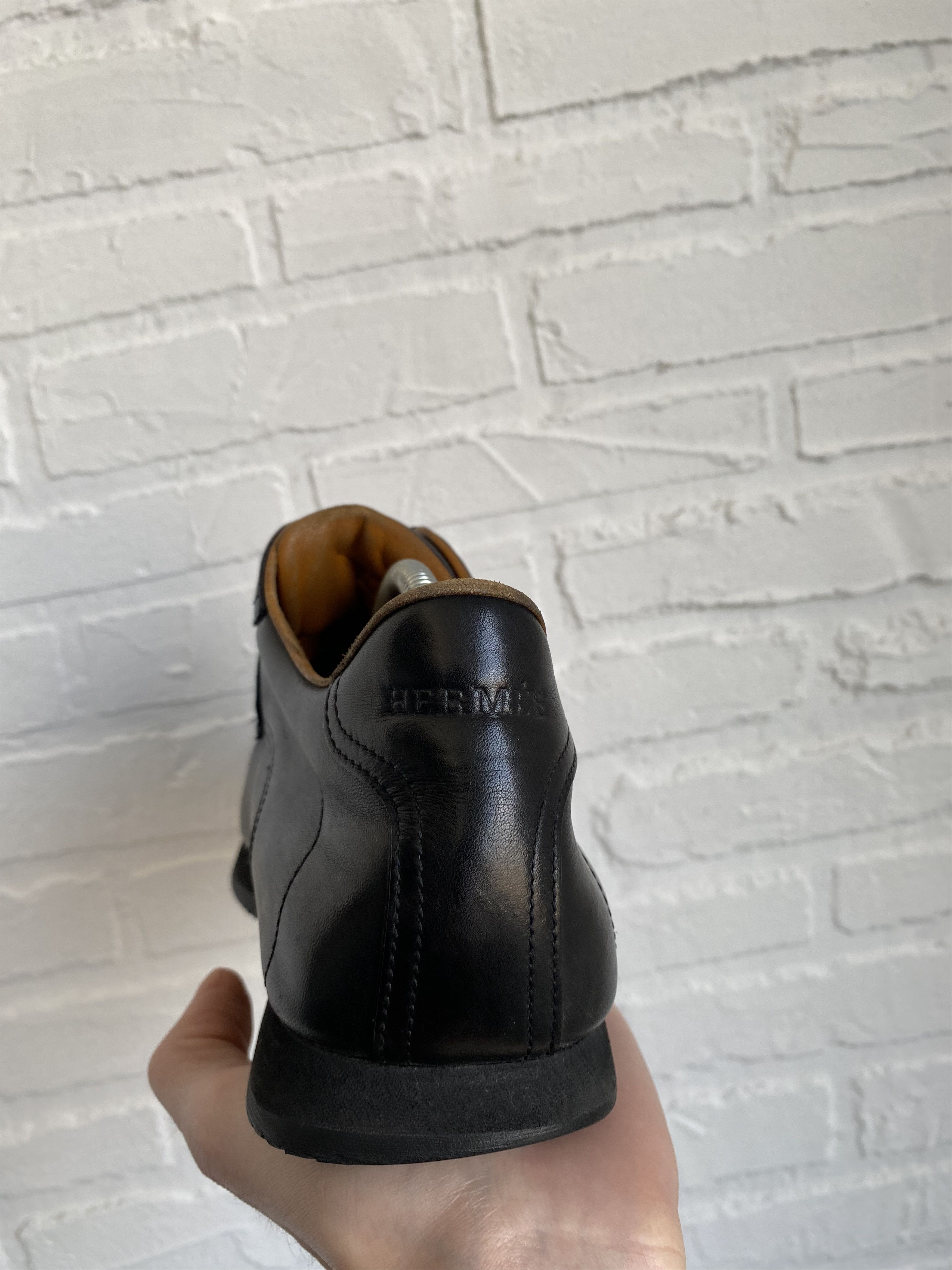Hermes Vintage Hermes leather speed sneakers Size US 8.5 / EU 41-42 - 3 Thumbnail