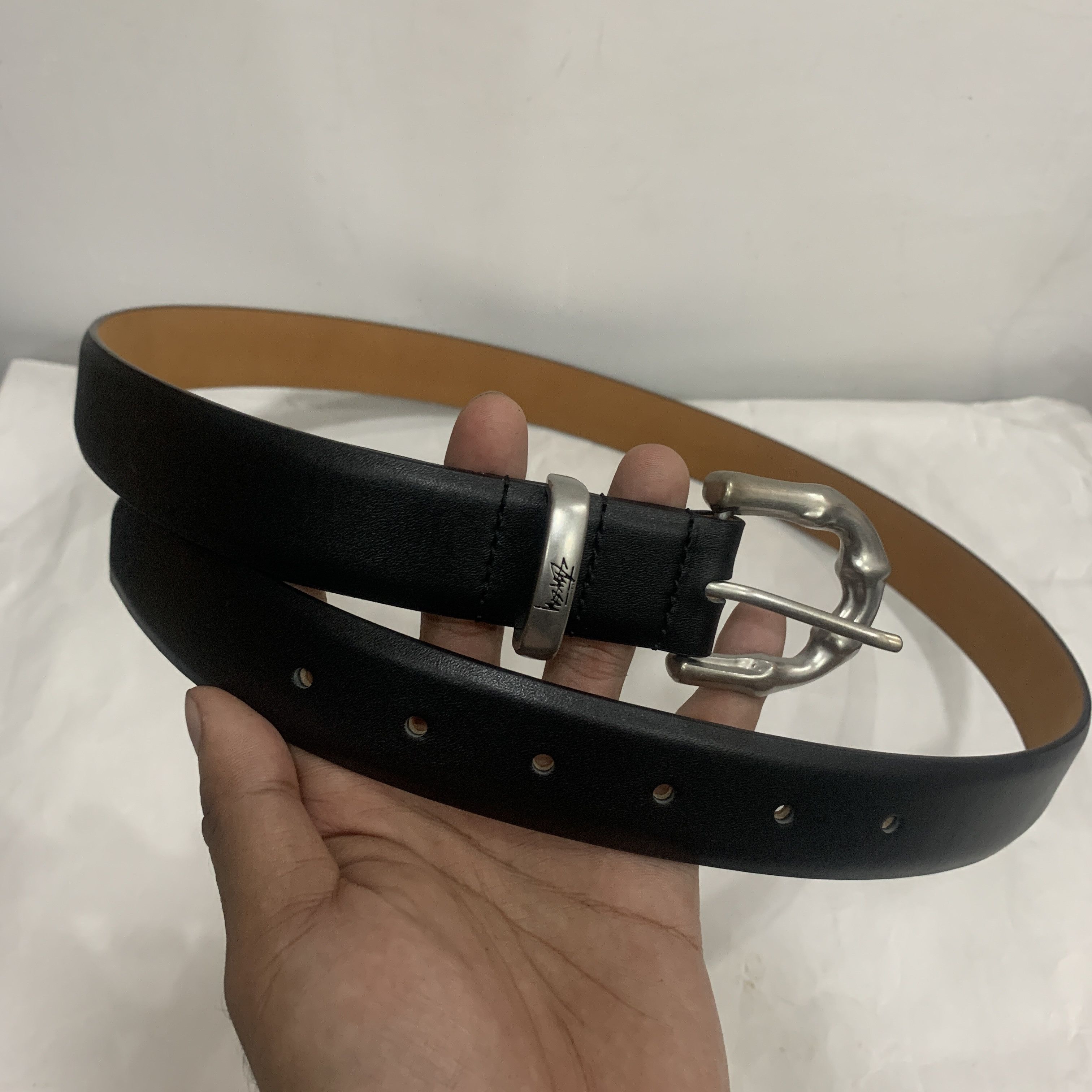 Stussy Stussy Green Patent Leather Belt | Grailed