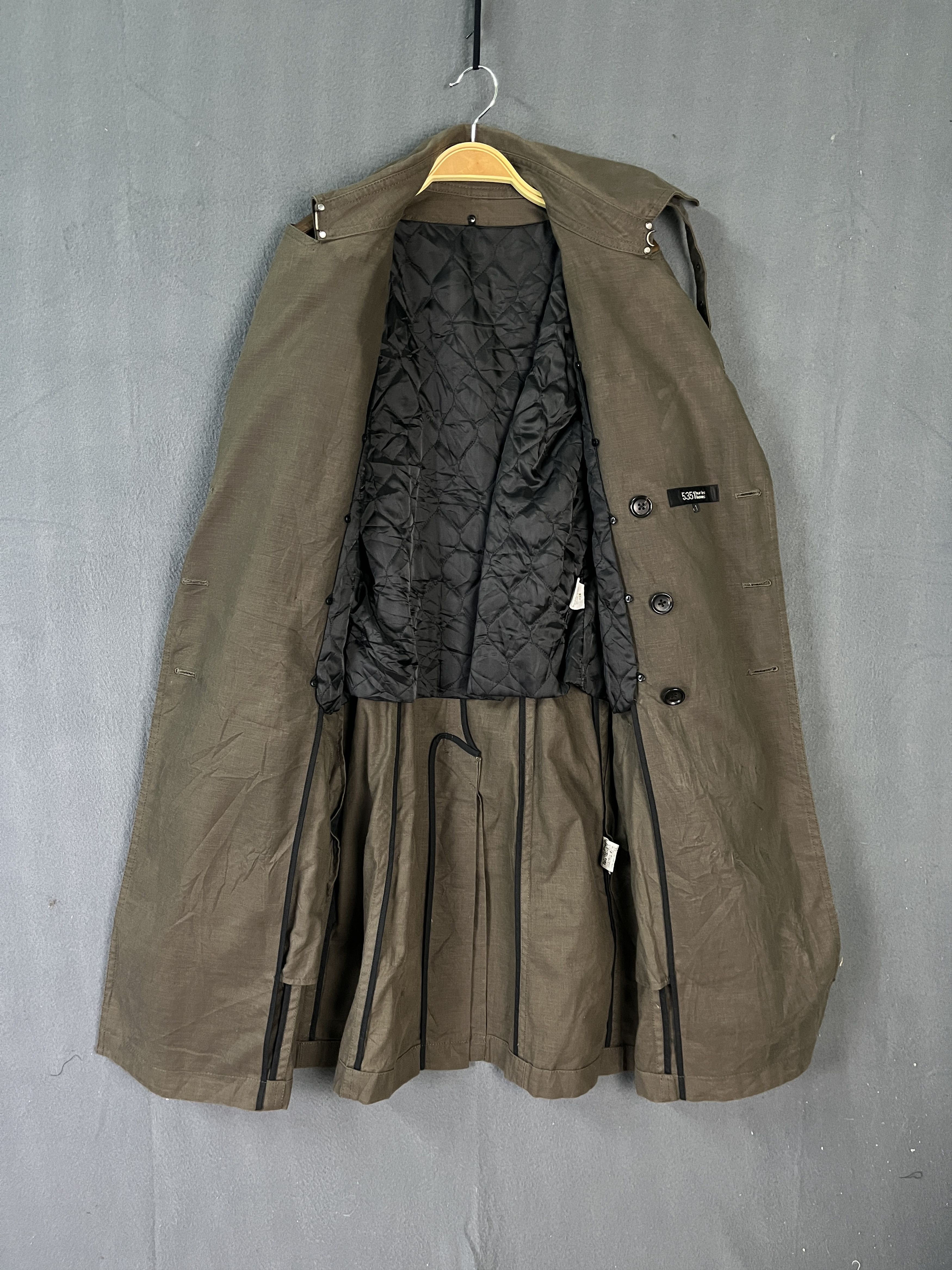 5351 POUR LES HOMMES 5351 Pour Les Hommes Trench Coat Leather Applied Size US S / EU 44-46 / 1 - 14 Thumbnail