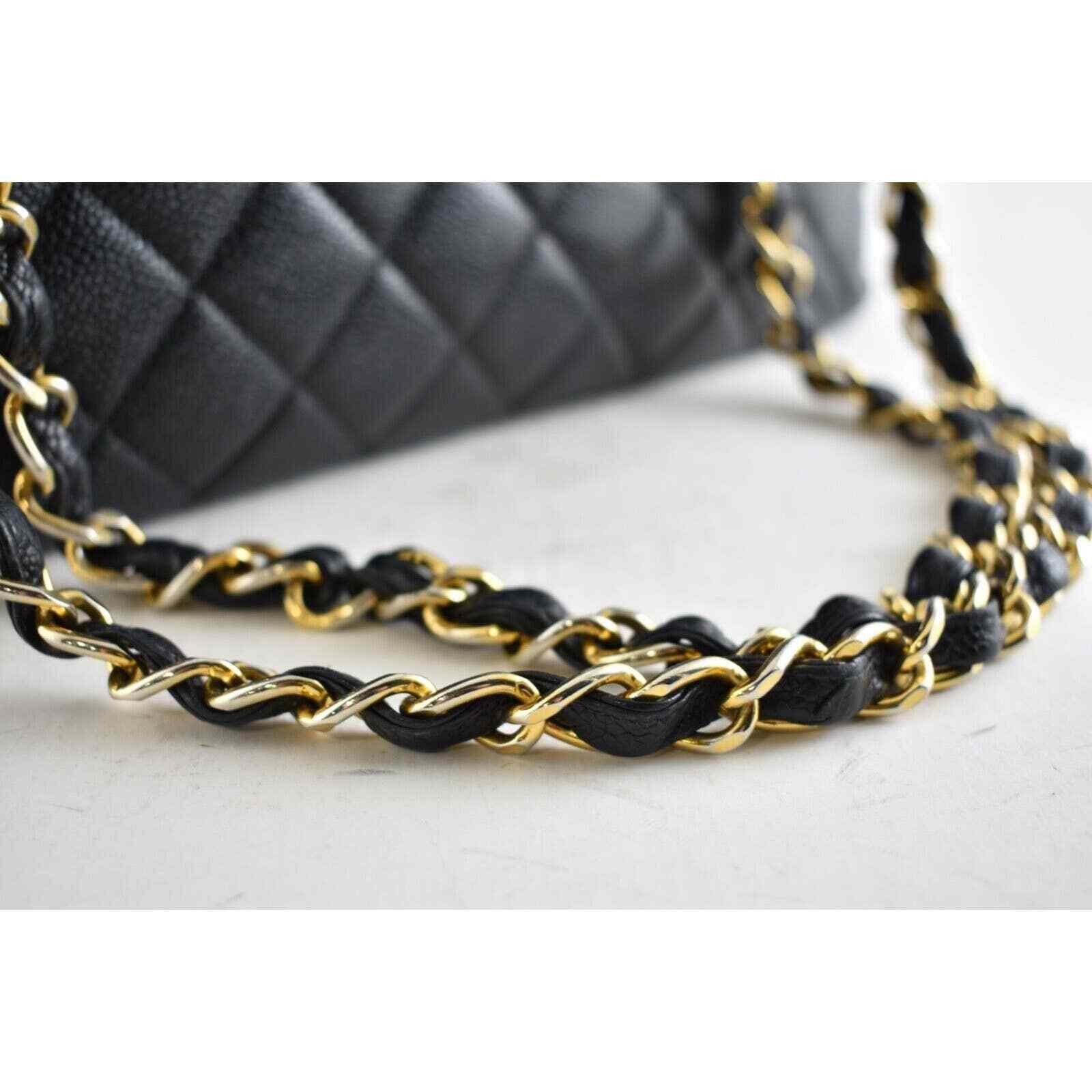 Chanel Chanel Vintage Jumbo Flap CC Logo Shoulder Crossbody Bag Size ONE SIZE - 4 Thumbnail
