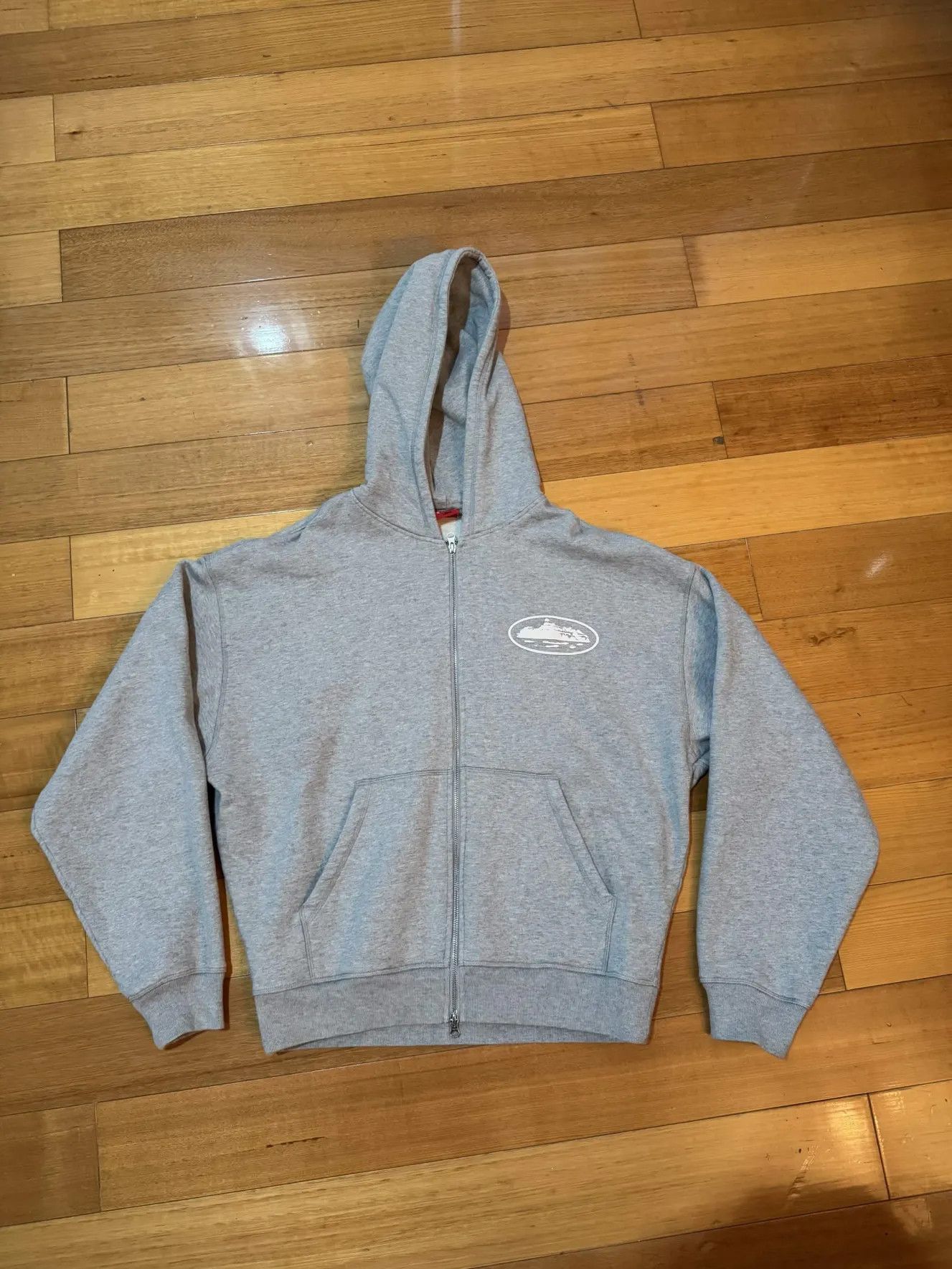 Corteiz Corteiz Grey Zip Hoodie | Grailed