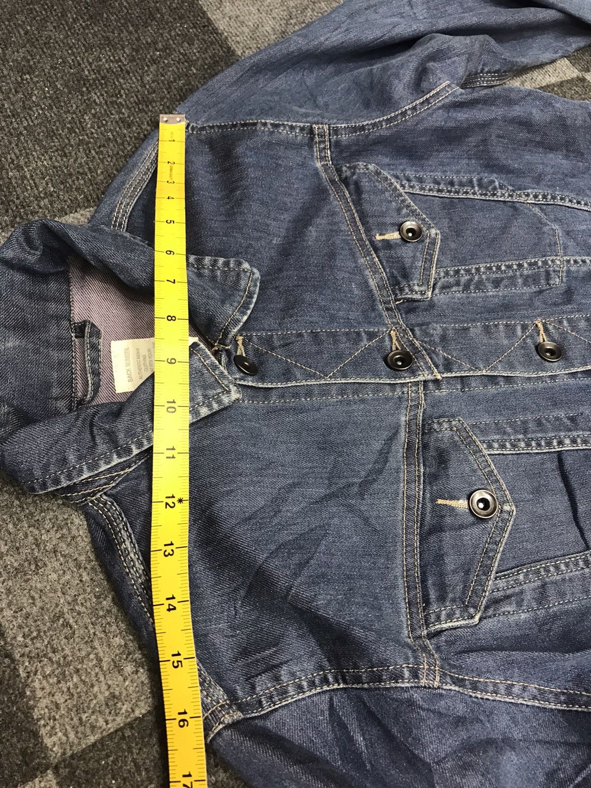 Japanese Brand BACK NUMBER Slim Fit Trucker Size US M / EU 48-50 / 2 - 11 Thumbnail