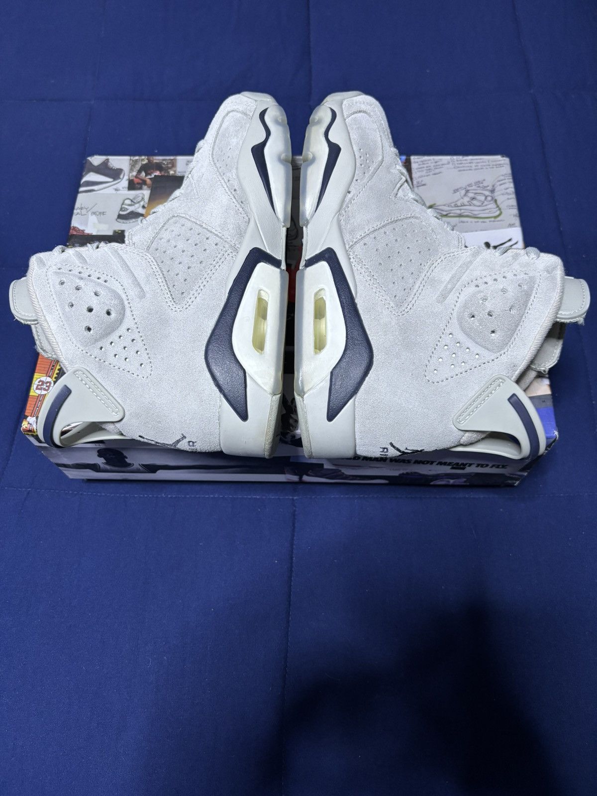 Jordan Brand Jordan 6 Retro Georgetown 2022 Size 8.5 Size US 8.5 / EU 41-42 - 2 Thumbnail