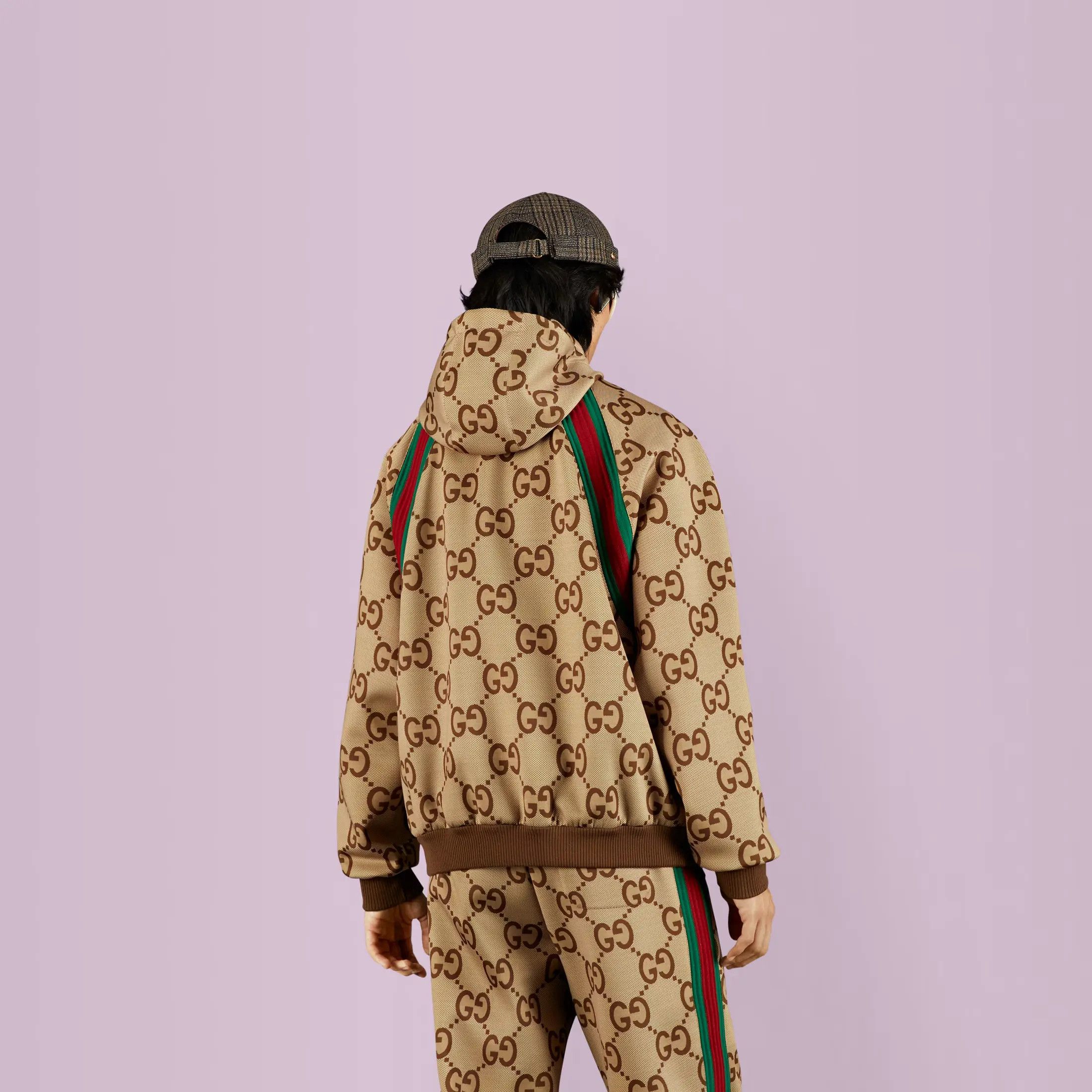 Gucci o1mt1gz0625 Jumbo GG Zip Jacket With Web in Multicolor Size US XS / EU 42 / 0 - 2 Thumbnail