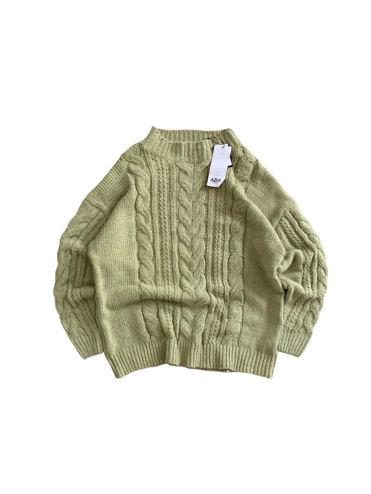 Japanese Brand Azul By Moussy Japan Cable Knitwear Size US M / EU 48-50 / 2 - 1 Thumbnail