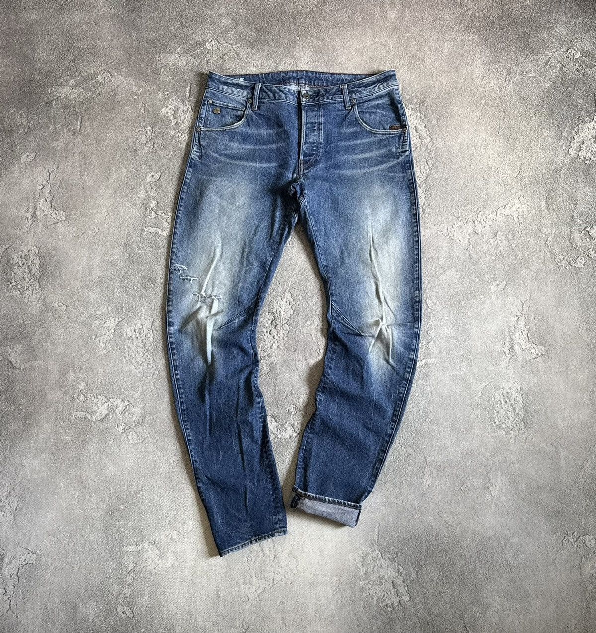 G-Star G star raw 34/34 ARC 3D SLIM denim pants jeans trousers Y2K Size US 34 / EU 50 - 6 Thumbnail
