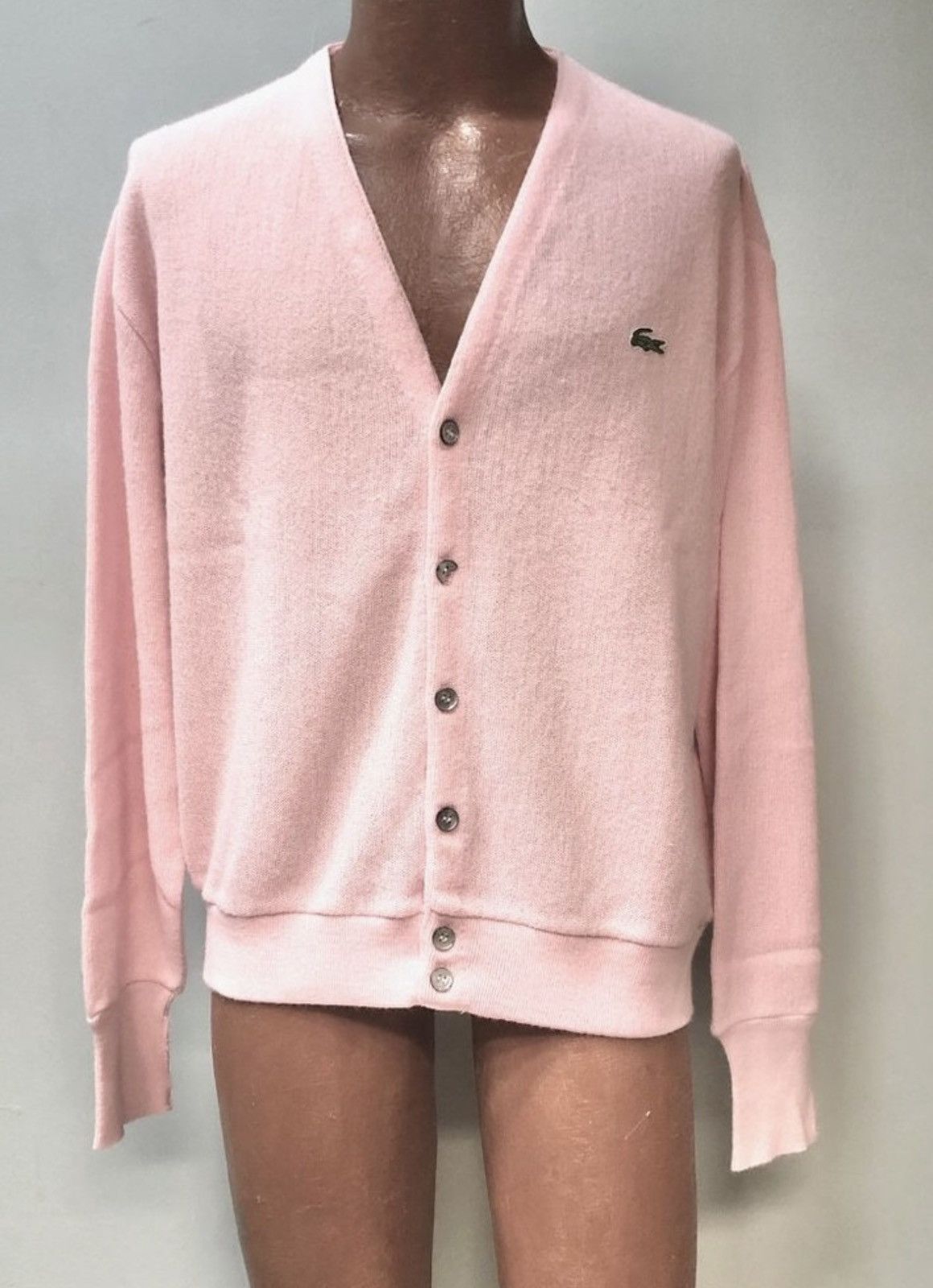 Lacoste Vintage Lacoste Izod cardigan Size US L / EU 52-54 / 3 - 1 Thumbnail