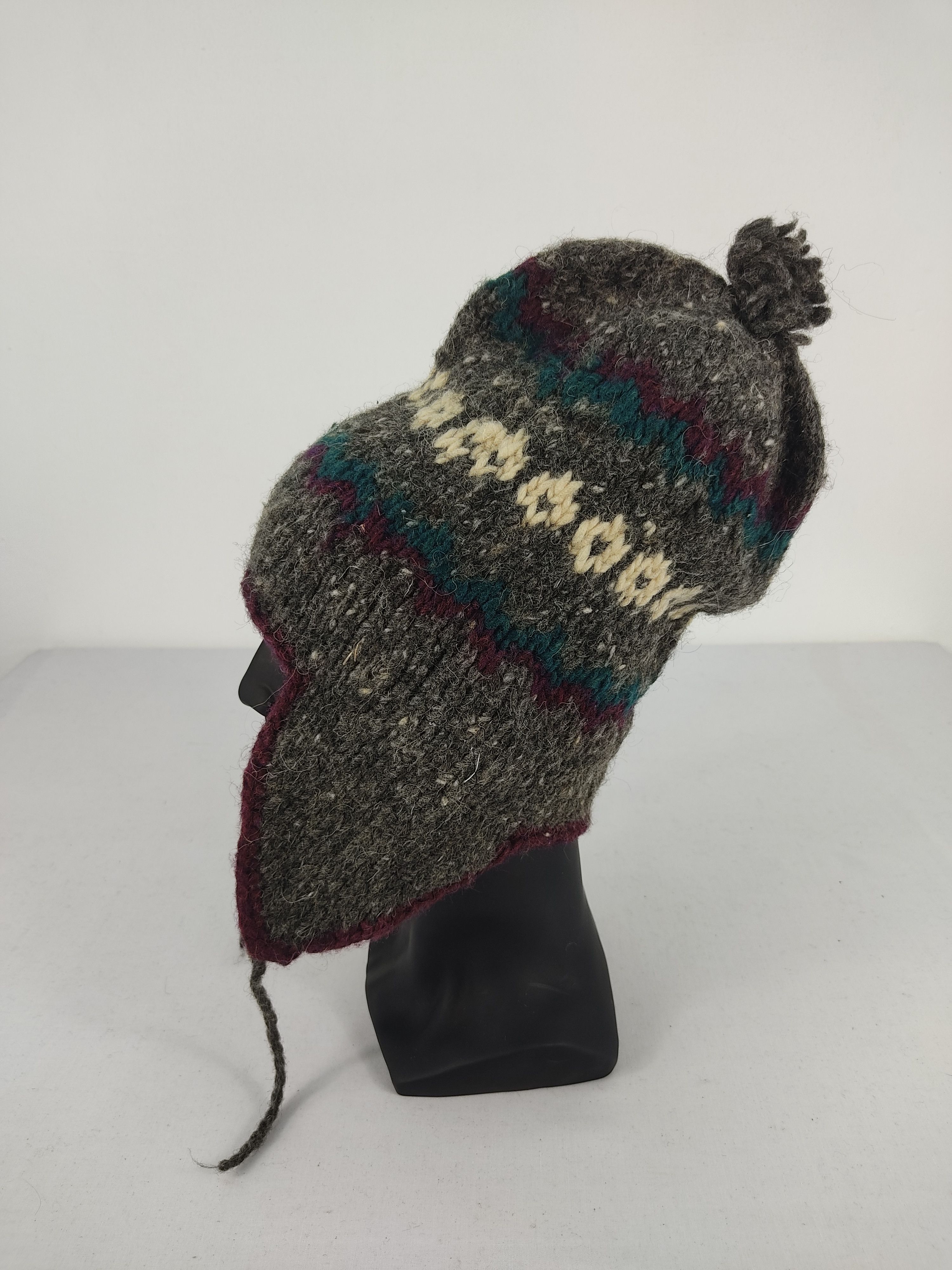 Handmade × Japanese Brand × Vintage Vintage Japanese Brand Earflap Wool Beanie/Snow Hat/Snow Cap Size ONE SIZE - 2 Thumbnail