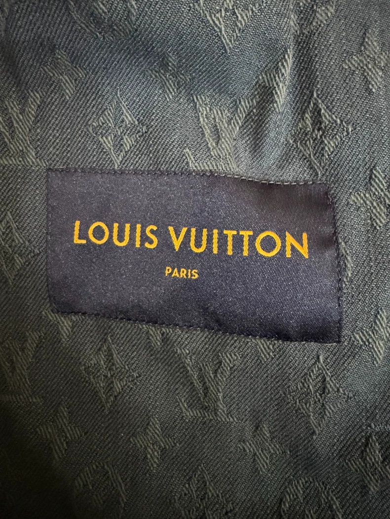 Louis Vuitton Louis VuittonBlue full-print presbyopic denim jacket 2502-N Size US S / EU 44-46 / 1 - 5 Thumbnail