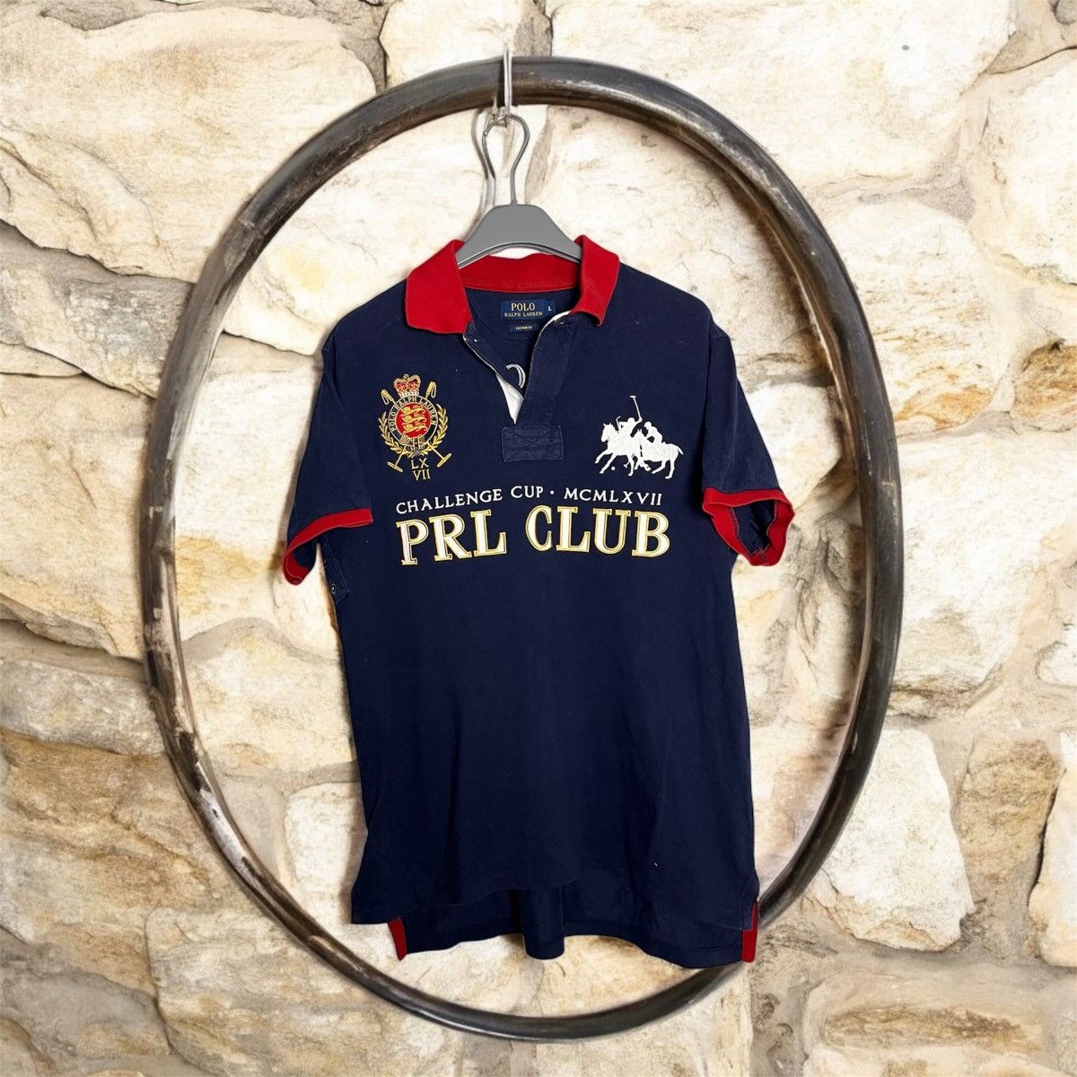 Ralph Lauren VINTAGE POLO RALPH LAUREN PRL CLUB CHIEF KEEF Size US L / EU 52-54 / 3 - 1 Thumbnail