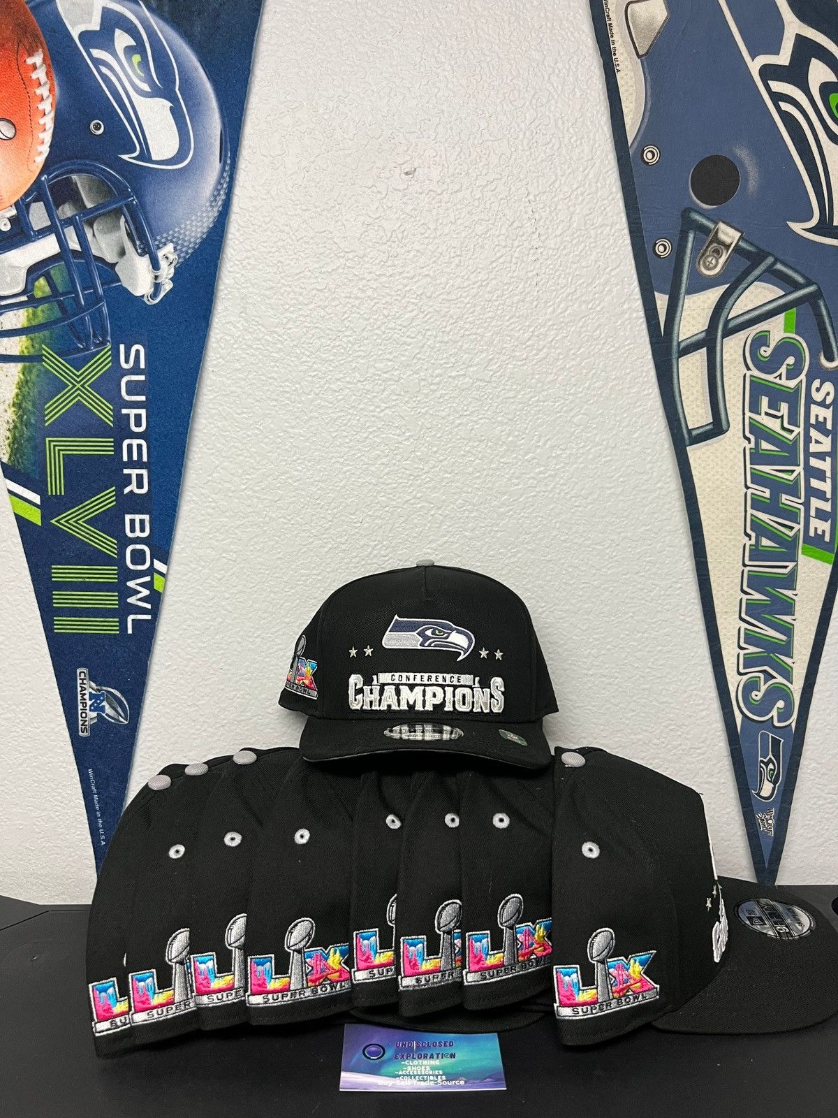 NFL Seattle Seahawks 2025-26 Conference Champion Locker Room hat Size ONE SIZE - 1 Thumbnail