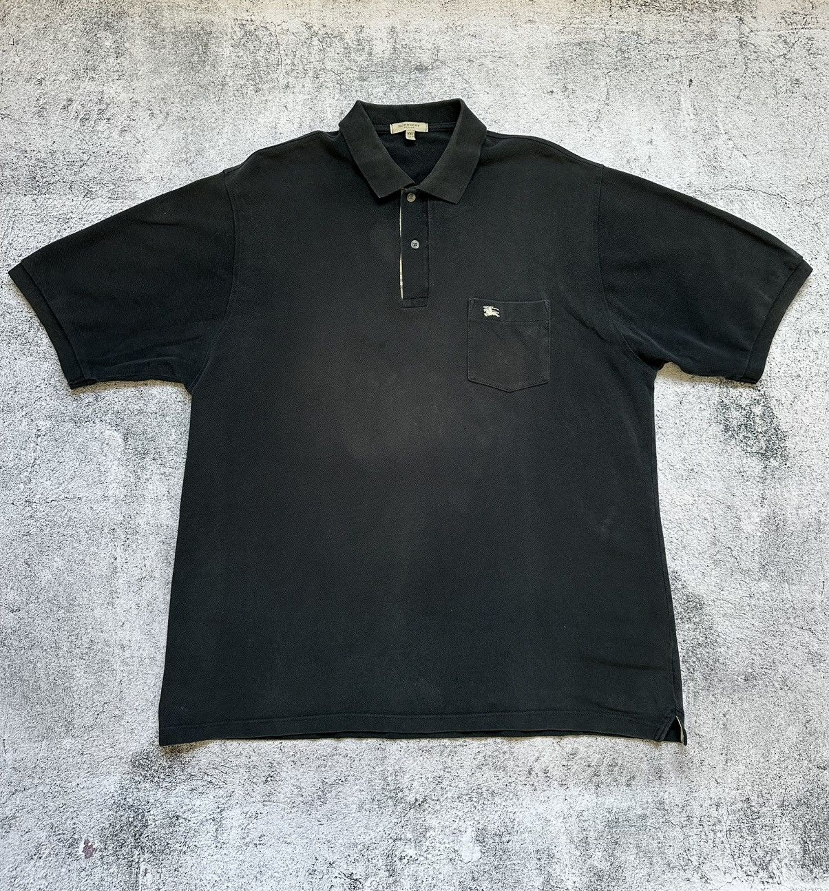 Made in Great Britain Burberry Polo Mens XXL White Logo