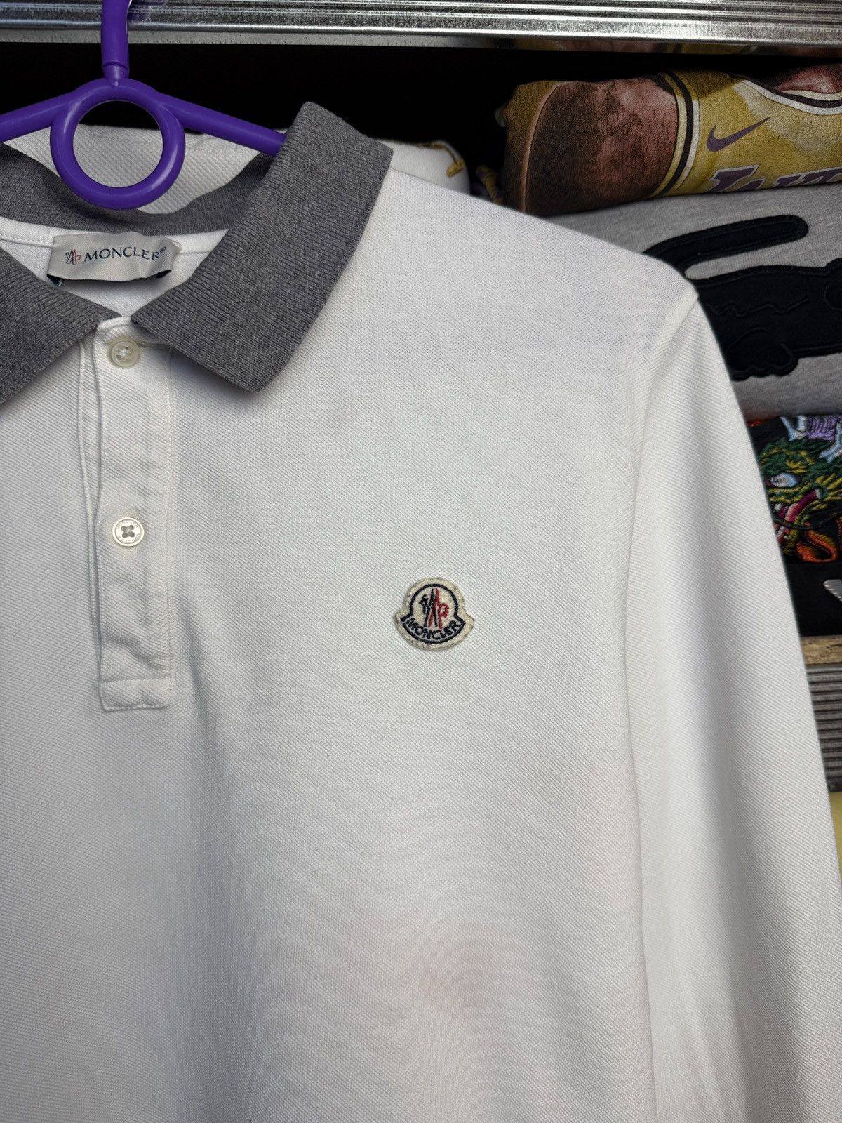 Moncler Moncler Polo Long Sleeve Luxury Size US XS / EU 42 / 0 - 4 Thumbnail