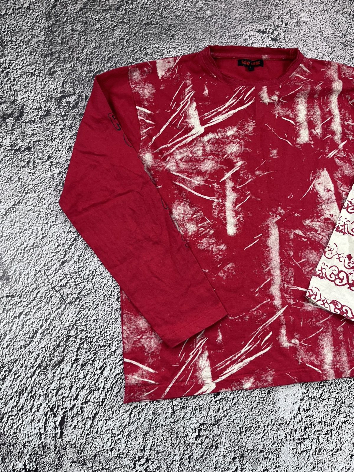 Japanese Brand Vintage Y2K Japanese 00s Long Sleeve T-Shirt Streetwear Size US L / EU 52-54 / 3 - 2 Thumbnail