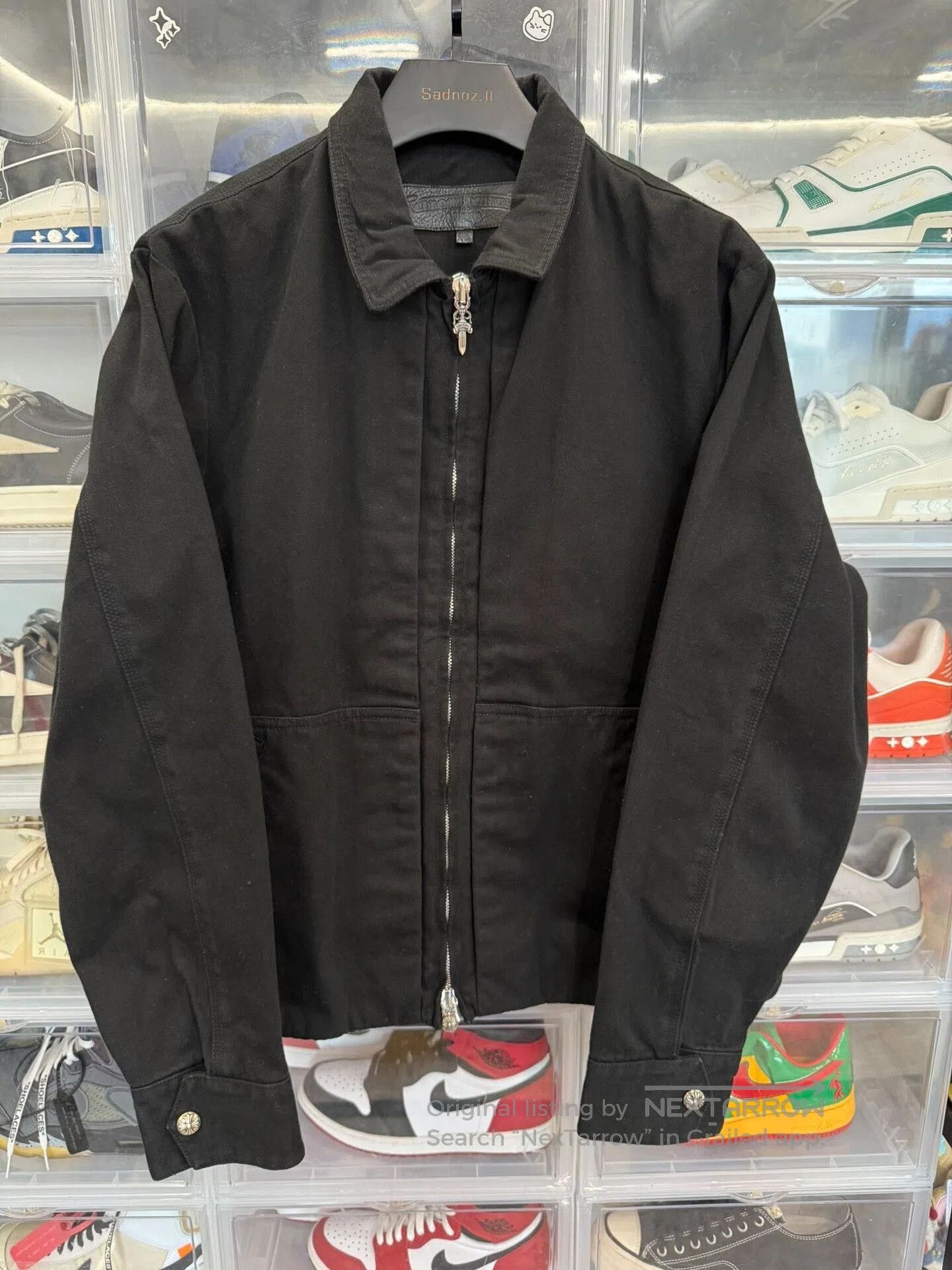 Chrome Hearts Chrome Hearts Black Plain Zip Utility Jacket. Size US XL / EU 56 / 4 - 1 Thumbnail