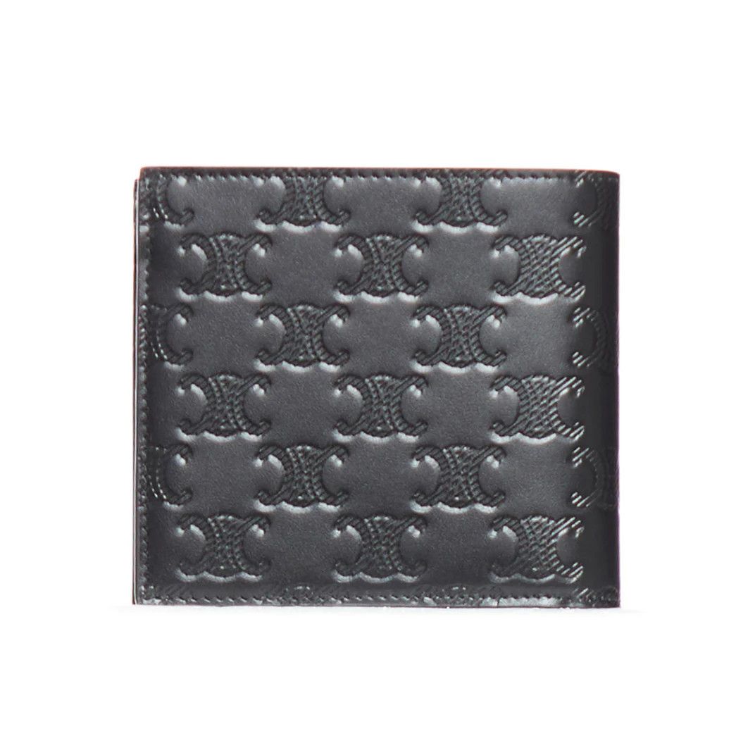 Celine CELINE $650 Black Triomphe Embossed Wallet New & Authentic Size ONE SIZE - 2 Thumbnail