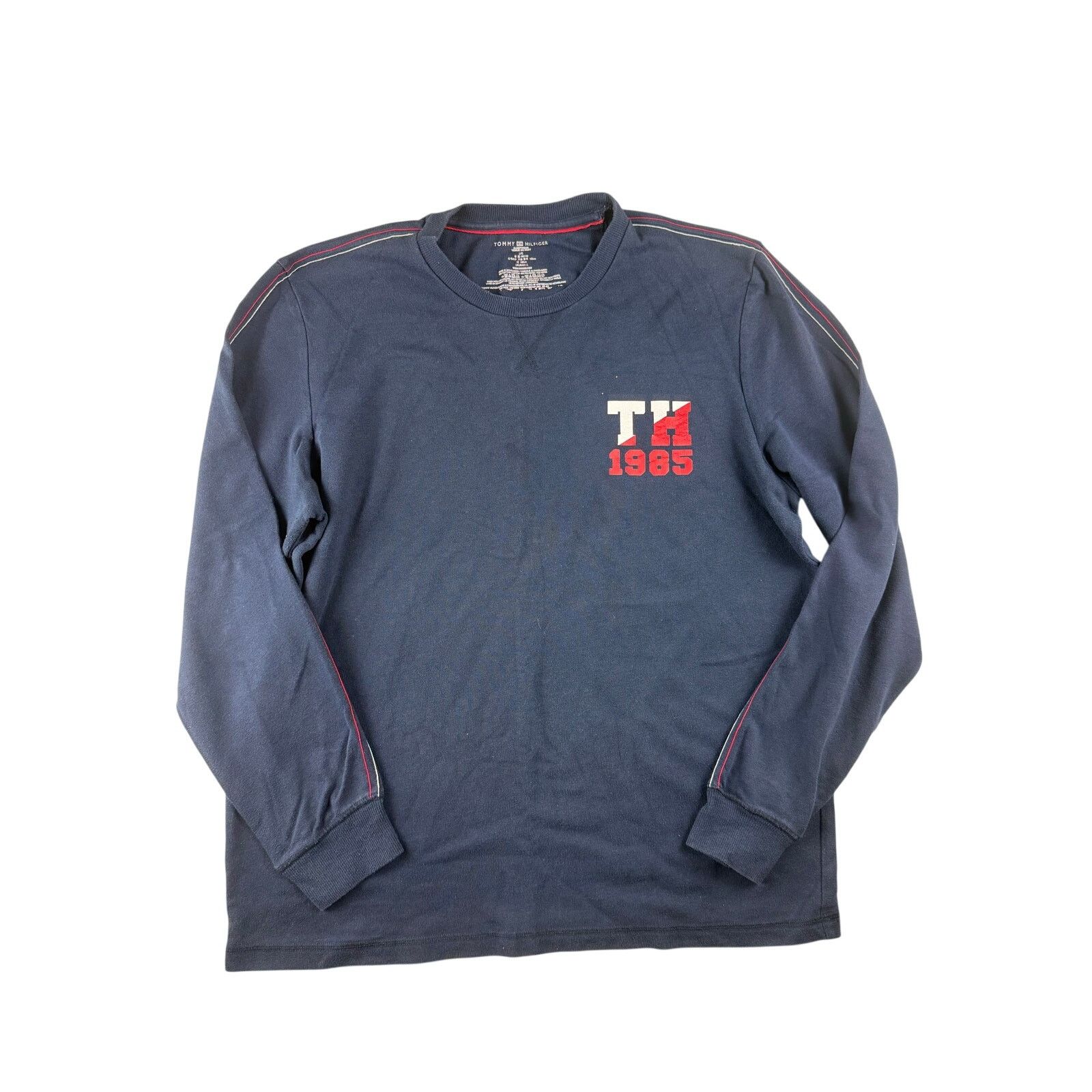 Tommy Hilfiger Tommy Hilfiger Men's Blue Long Sleeve Graphic Sleepwear Tee Size US L / EU 52-54 / 3 - 1 Thumbnail