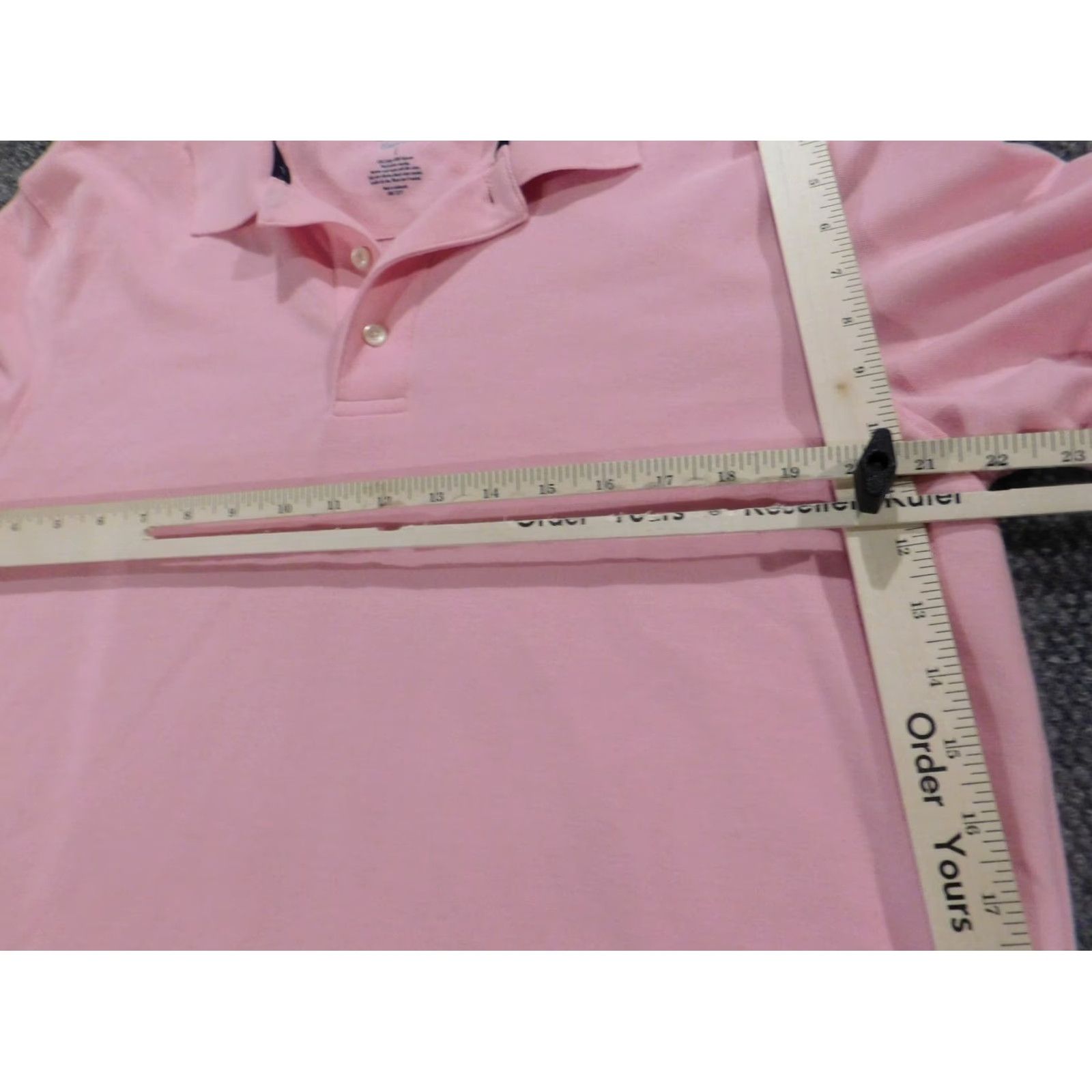 Croft & Barrow Croft & Barrow Polo Shirt Mens L Pink Easy Care Classic Golf Short Sleeve Knit Logo Solid Size US L / EU 52-54 / 3 - 6 Thumbnail