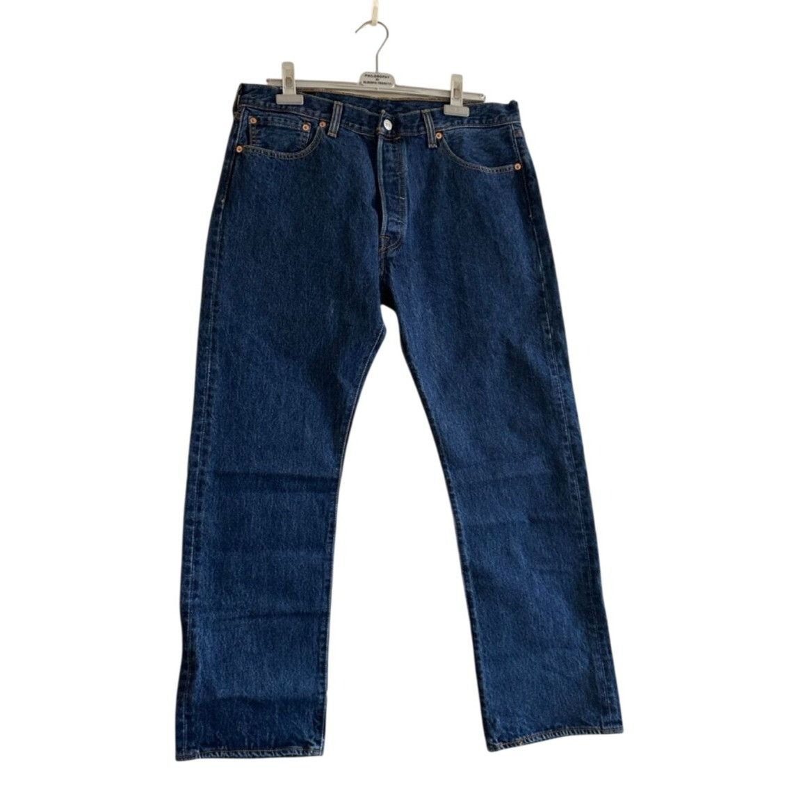 Levi's Levi’s 501 Original Fit Blue Button Fly Jeans W35 L30 New Un Size US 35 - 1 Thumbnail