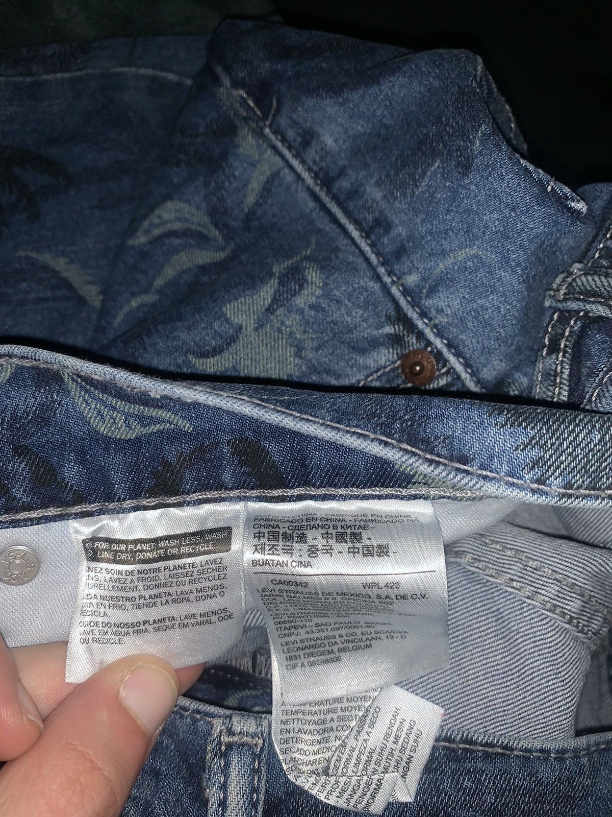 Levi's *RARE* Levi’s 541 Tropical Print Denim Jeans - 32 x 32 Size US 32 / EU 48 - 5 Thumbnail