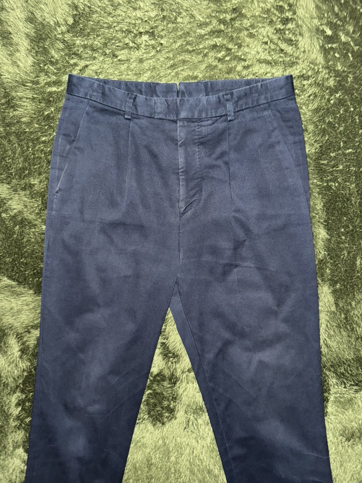 Hugo Boss Hugo Boss Japan Vintage Washed Cotton Trousers Navy Size US 30 / EU 46 - 5 Thumbnail