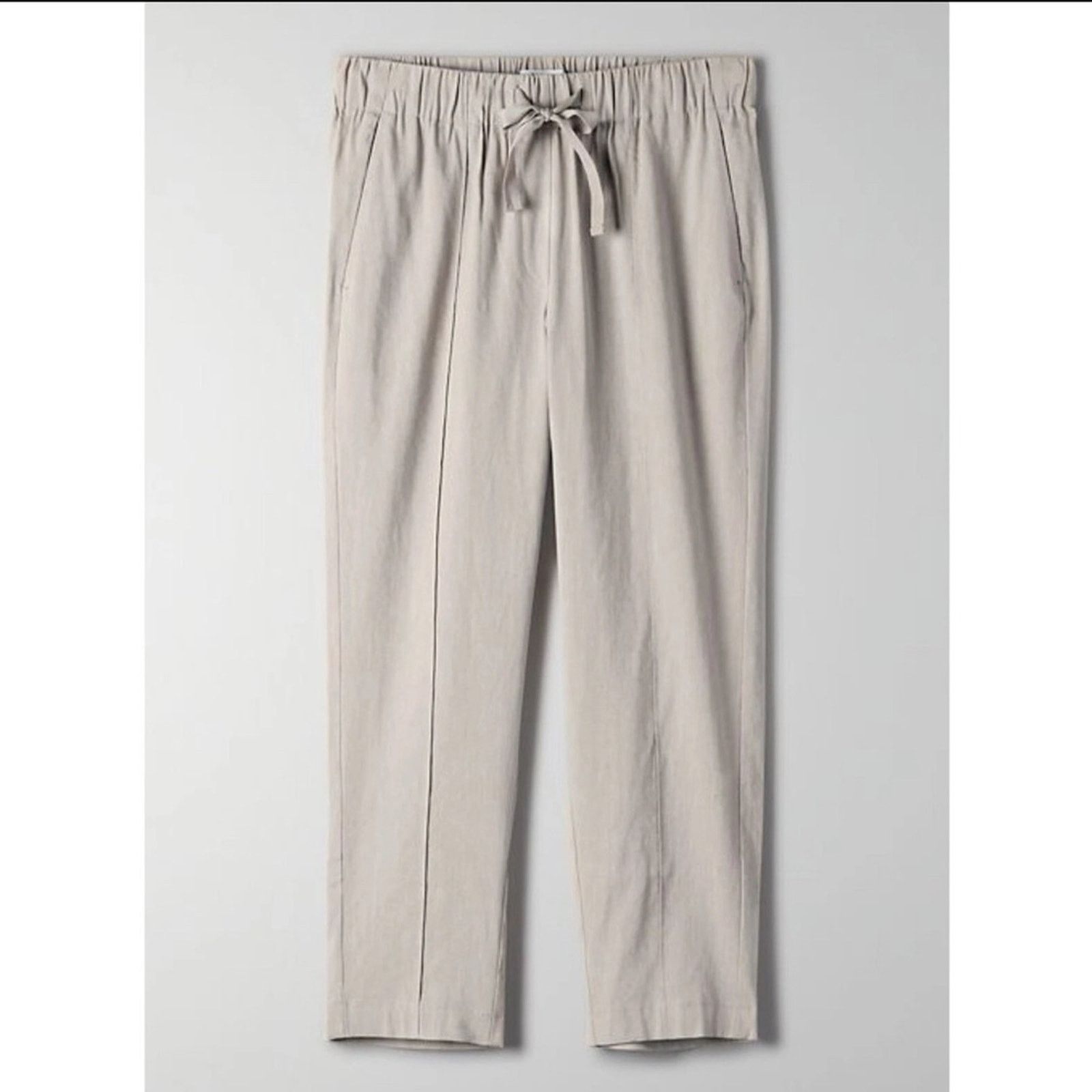 Aritzia Babaton Aritizia Italian Linen Crop Trouser Pant Womens XXS Size 24" / US 00 / IT 34 - 1 Thumbnail