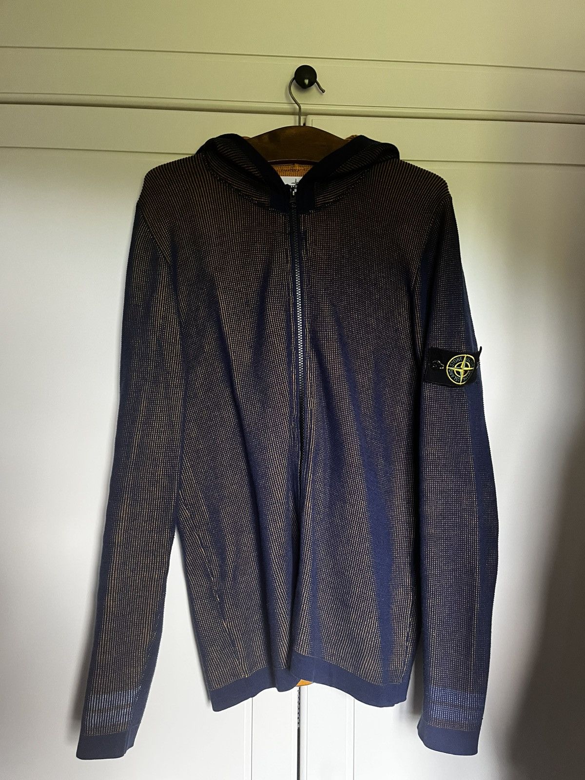 Stone Island × Vintage Vintage Stone Island „Glow Knit“ Sweatjacke FW18 Size US L / EU 52-54 / 3 - 1 Thumbnail
