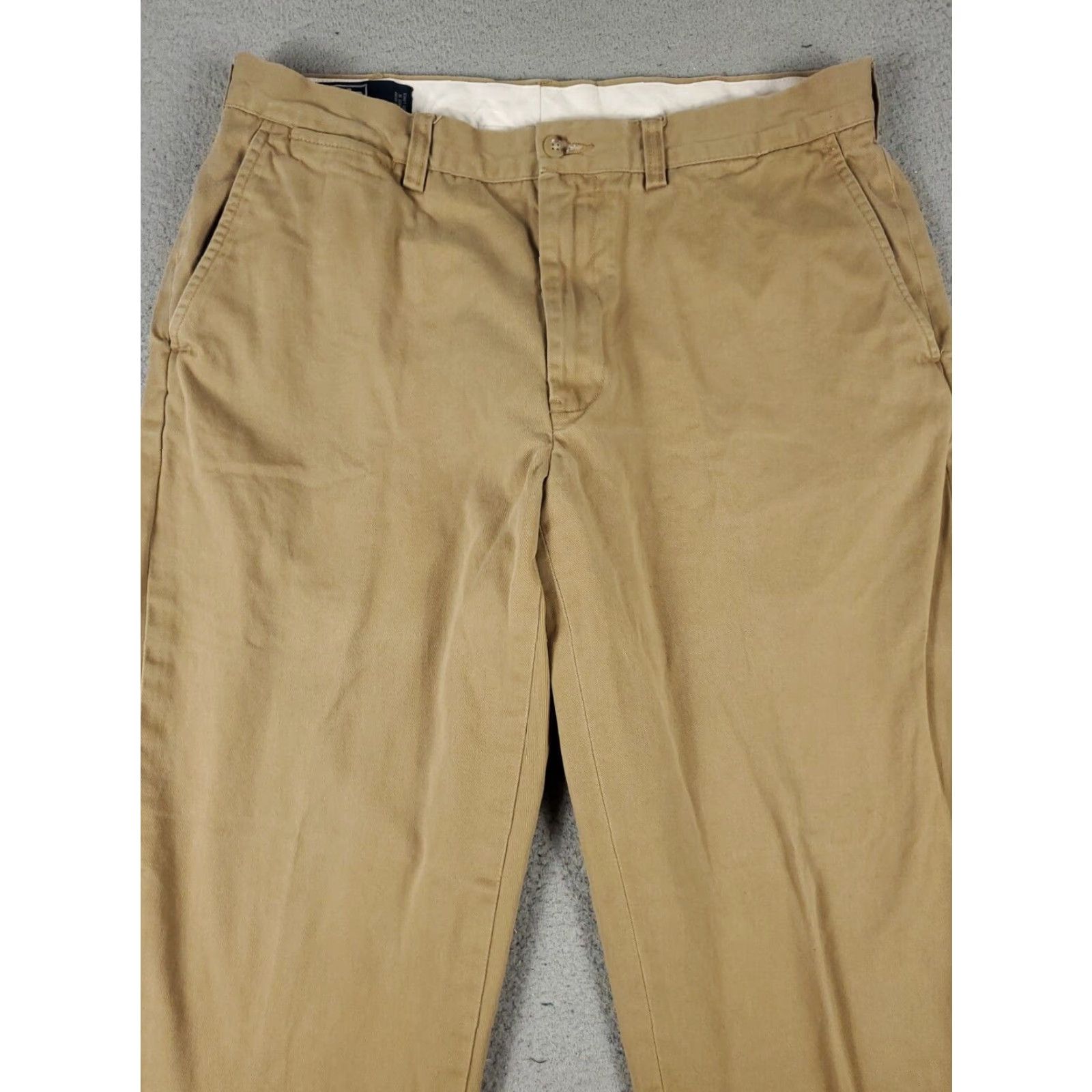 Ralph Lauren Ralph Lauren Chino Pants Mens 35x30 Blue Flat Front Casual Trousers Regular Fit Size US 35 - 2 Thumbnail