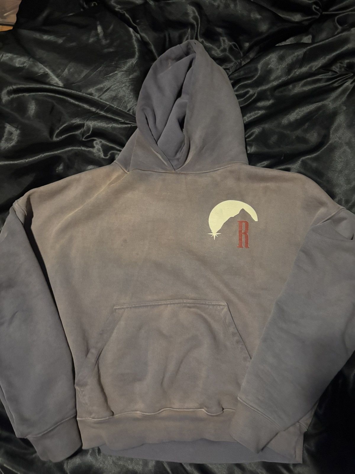 Rhude Rhude Grey Moonlight Stamp Hoodie Size US S / EU 44-46 / 1 - 1 Thumbnail