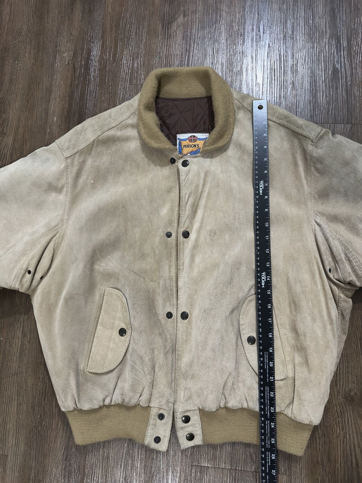 PERSON'S Person’s Tokyo 1987 Suede Bomber Jacket Size US M / EU 48-50 / 2 - 5 Thumbnail
