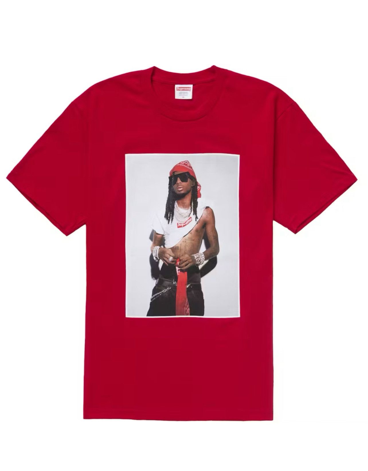 Supreme Supreme Playboi Carti Tee Red Size US L / EU 52-54 / 3 - 1 Preview