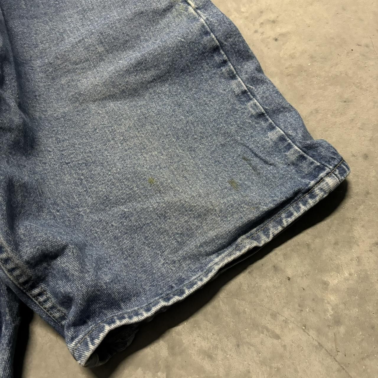 Japanese Brand × Vintage Crazy Vintage Y2K/2000s Grunge Skater Essential Denim Jean Shorts Jorts! Size US 36 / EU 52 - 3 Thumbnail