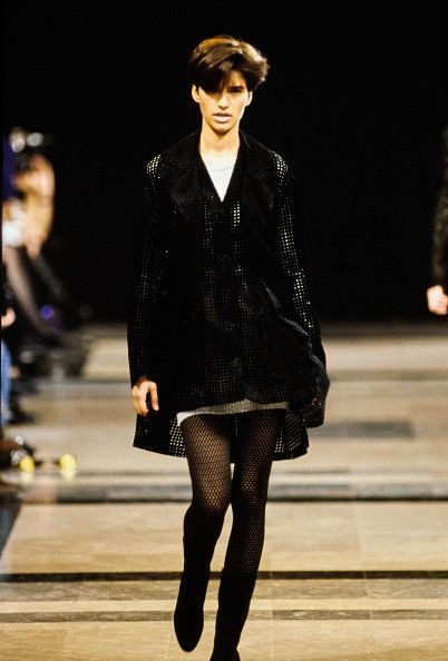 Helmut Lang AW91 Perforated Faux-Suede Double-Breasted Coat Size M / US 6-8 / IT 42-44 - 9 Thumbnail
