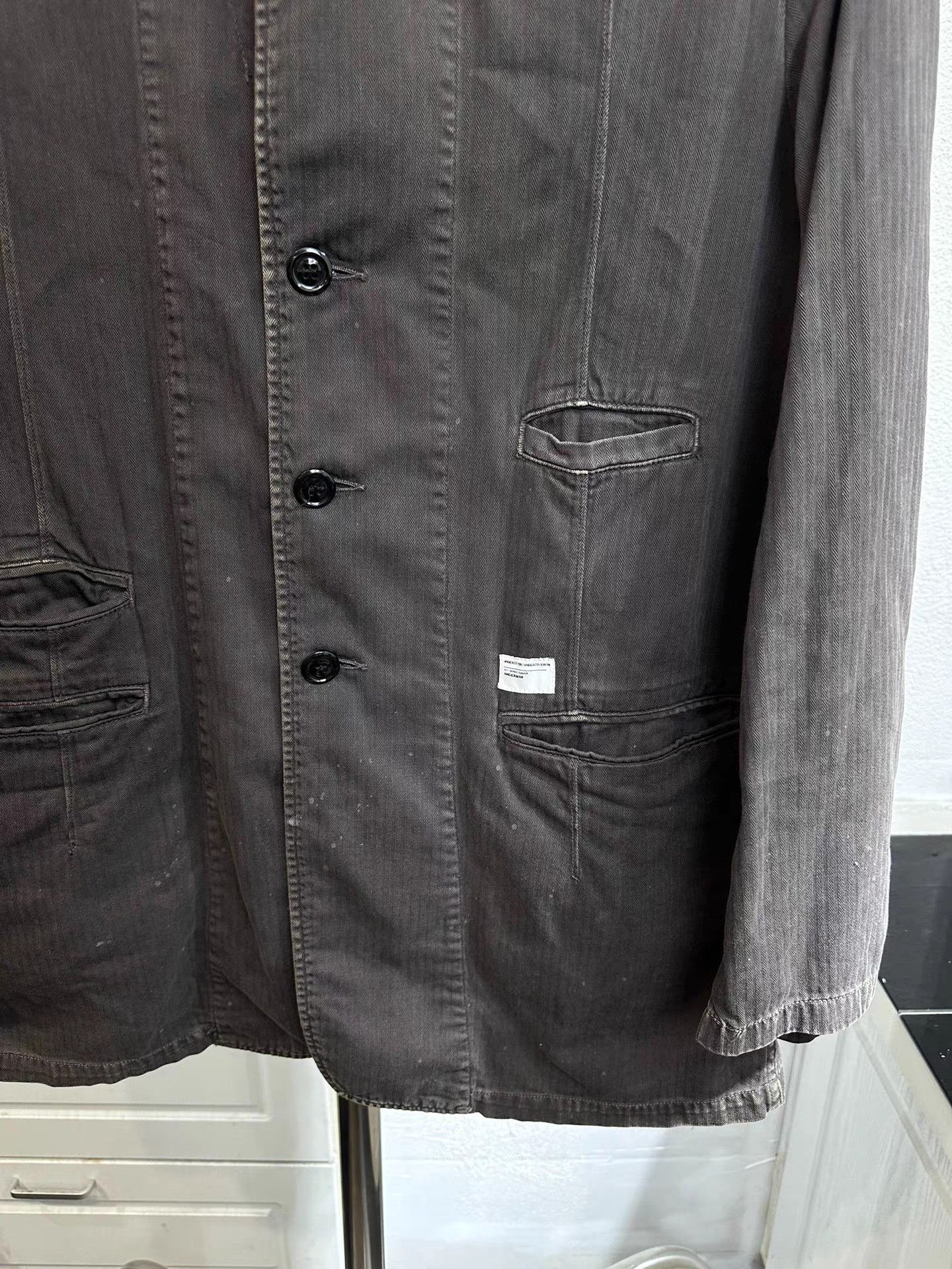 Undercover UNDERCOVER 11SS Washed Splatter French Worker Jacket K20 Size US M / EU 48-50 / 2 - 5 Thumbnail