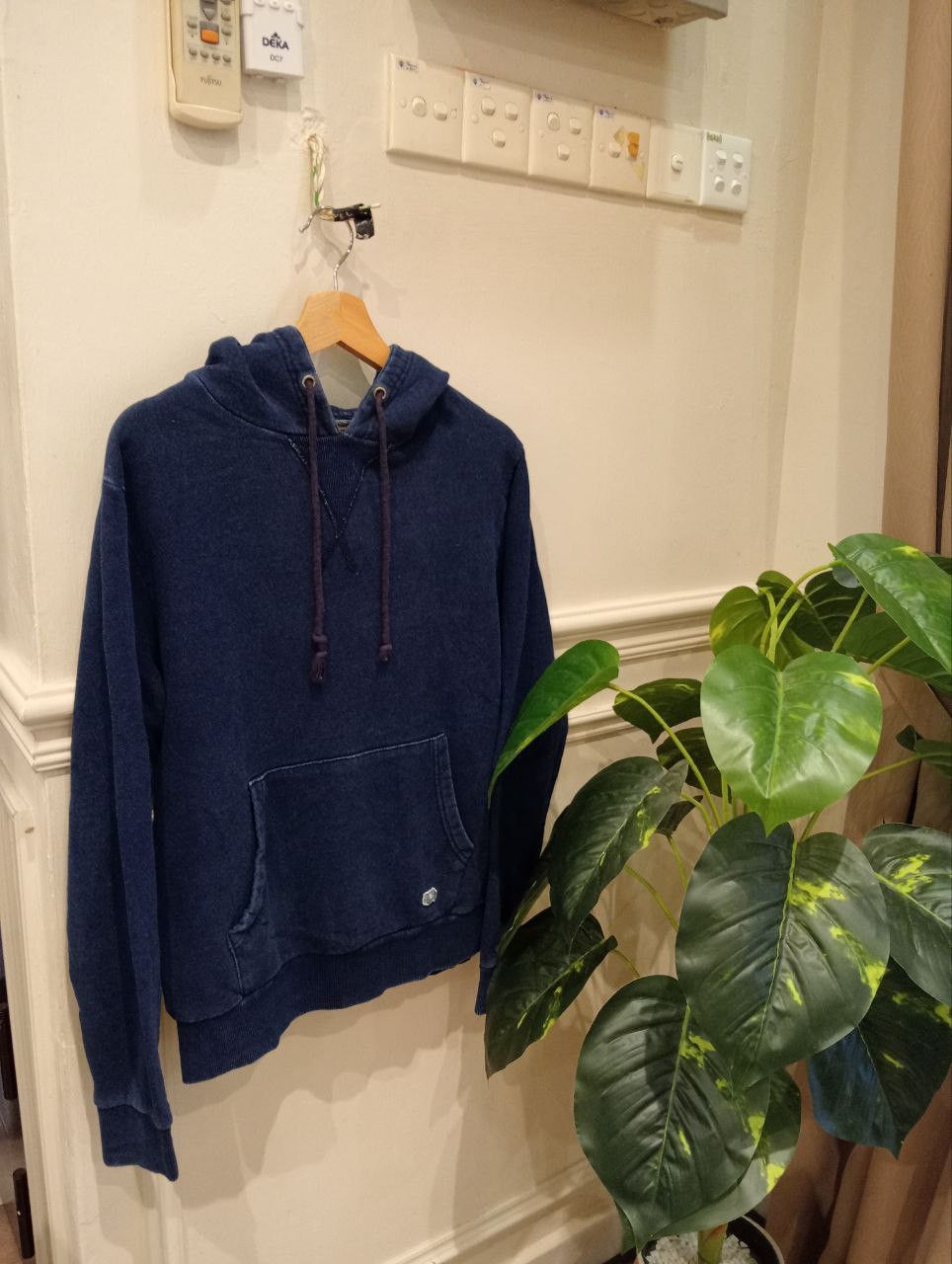Blue Blue Japan FRUIT OF THE LOOM X BLUE BLUE JAPAN INDIGO DYED HOODIE Size US M / EU 48-50 / 2 - 2 Thumbnail