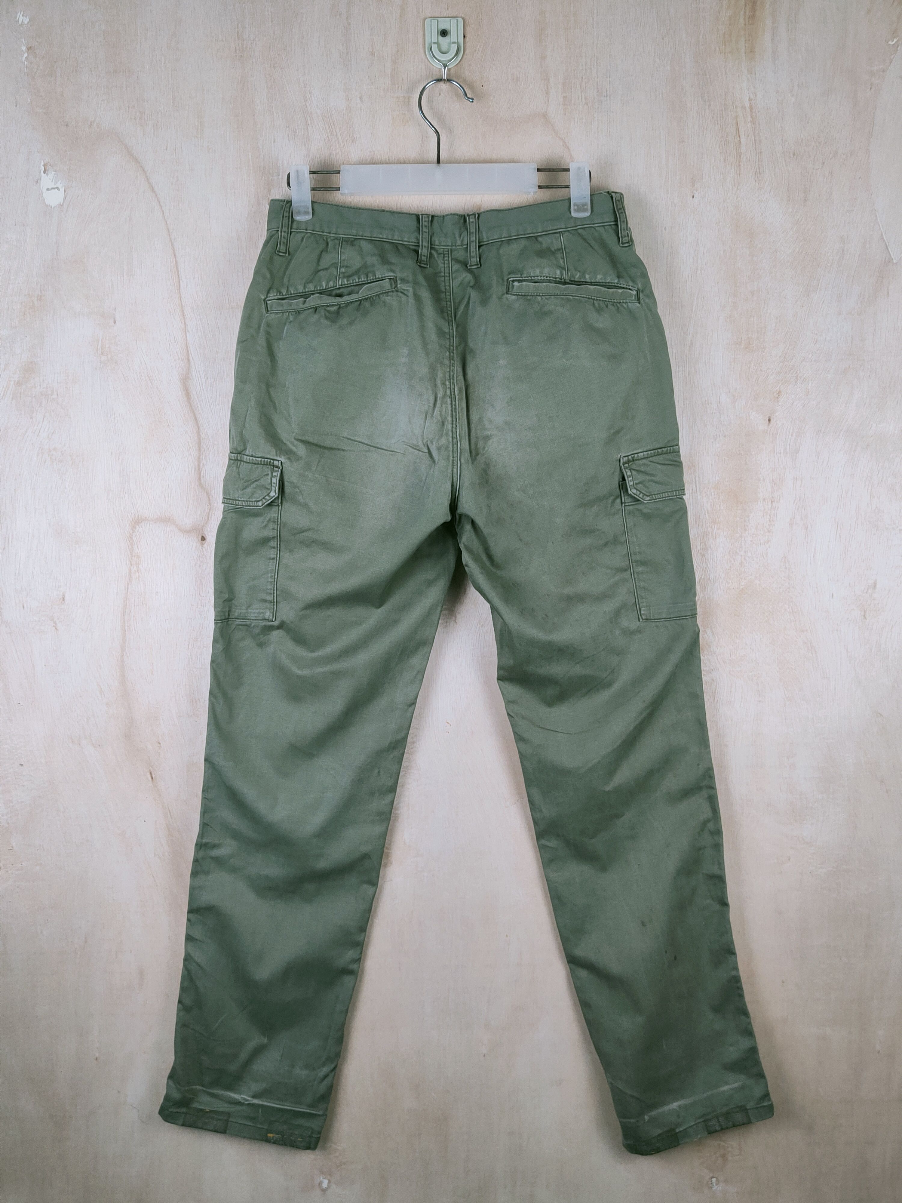 Japanese Brand Japanese Brand Green Multipocket Tactical Cargo Pants #S2485 Size US 29 - 7 Thumbnail