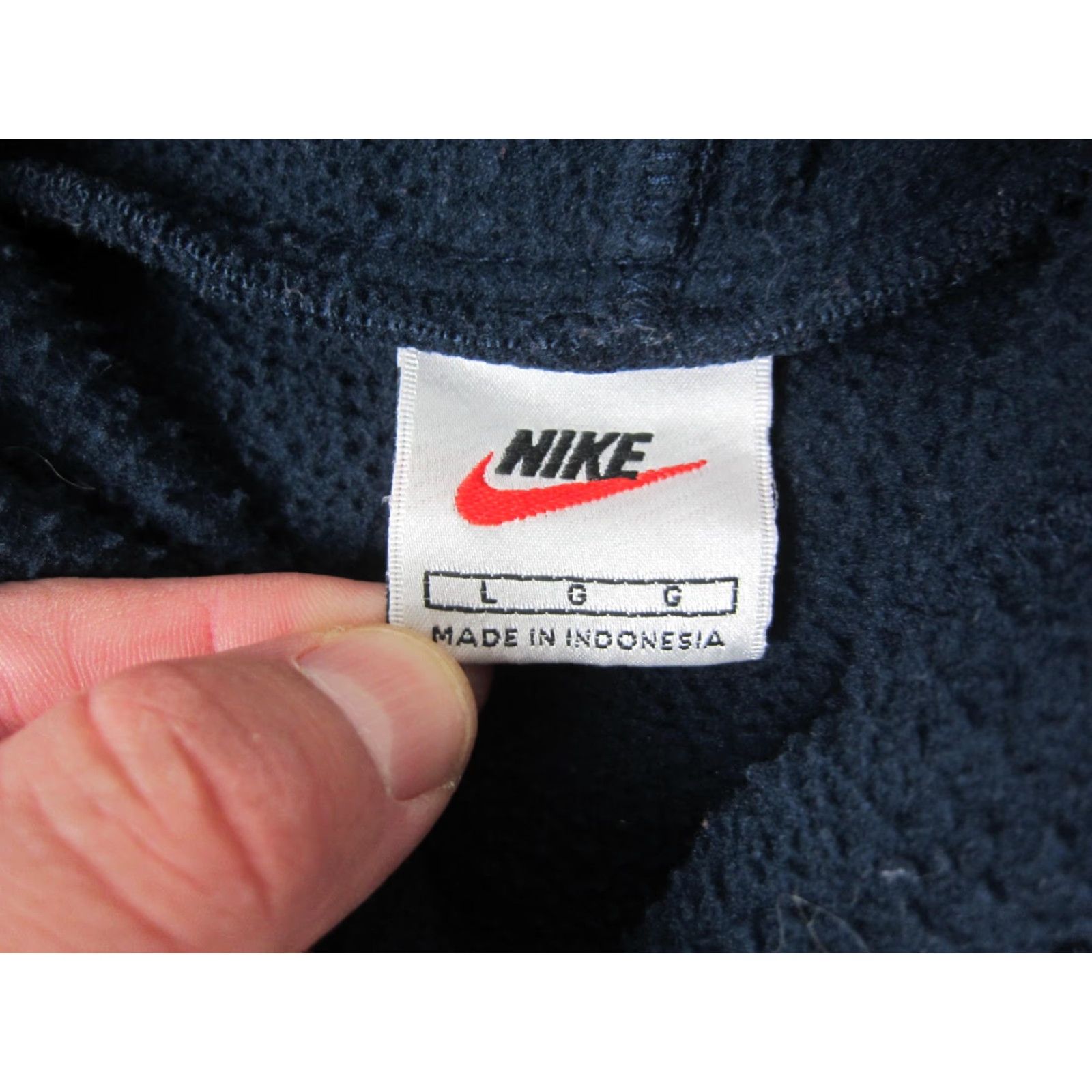 Nike Nike Center Swoosh Hoodie Men L Blue Deep Pile Fleece 90s Y2K Vintage Logo Pullover Hooded Regular Fit Mens Size US L / EU 52-54 / 3 - 3 Thumbnail