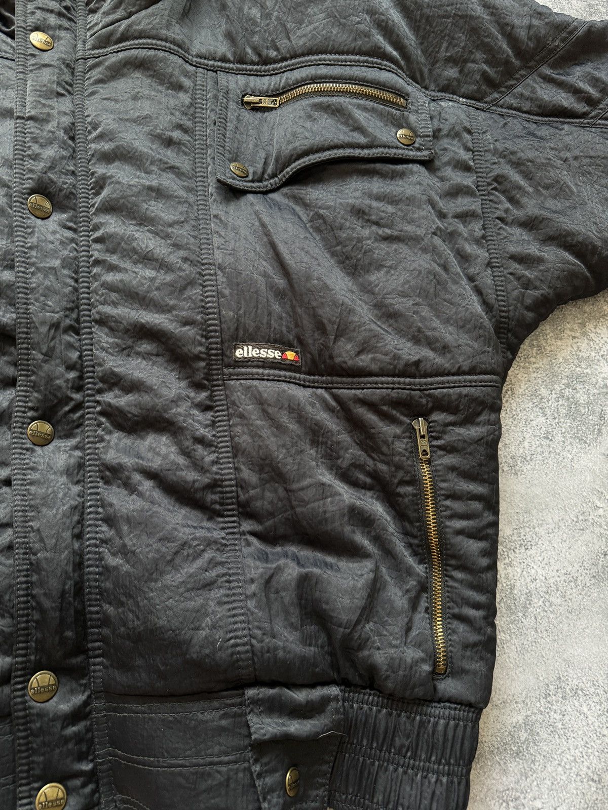 Ellesse × Vintage Vintage 80s Ellesse Baggy Ski Bomber Jacket Y2K Size US XL / EU 56 / 4 - 7 Thumbnail