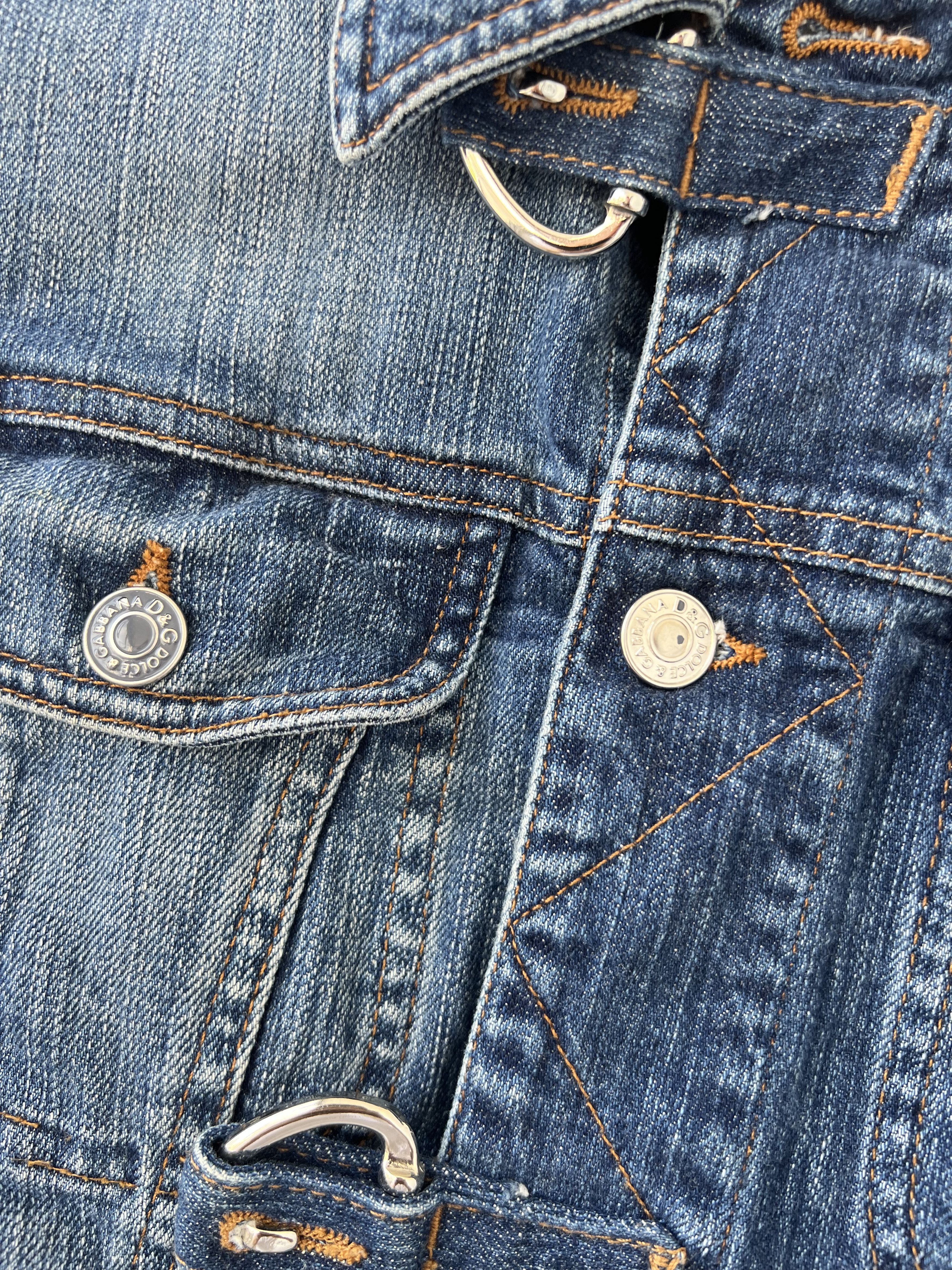 Dolce & Gabbana Dolce Gabbana Denim Jacket M Size M / US 6-8 / IT 42-44 - 3 Thumbnail