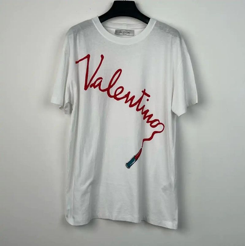 Valentino Valentino Summer White Short Sleeve T-shirt 0089 Size XS / US 0-2 / IT 36-38 - 1 Thumbnail