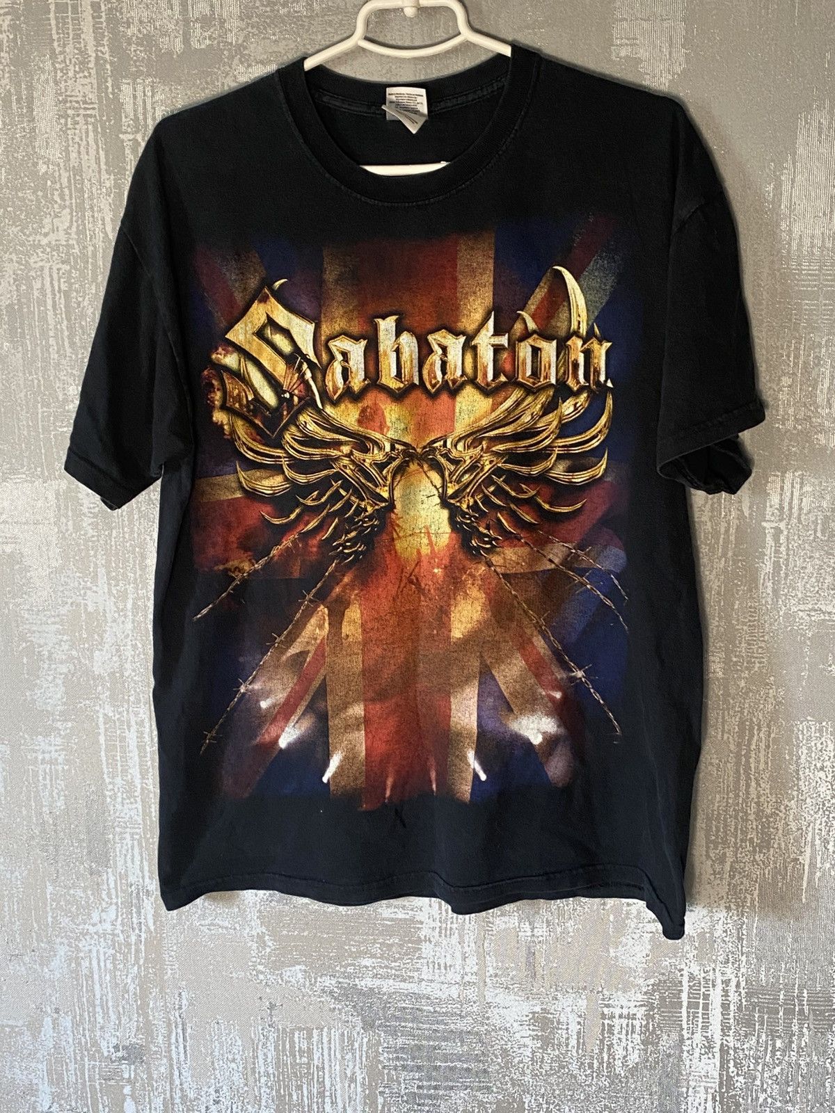 Band Tees × Vintage Vintage Sabaton Rock Band T-shirt 2000s Full Print Size US L / EU 52-54 / 3 - 1 Thumbnail