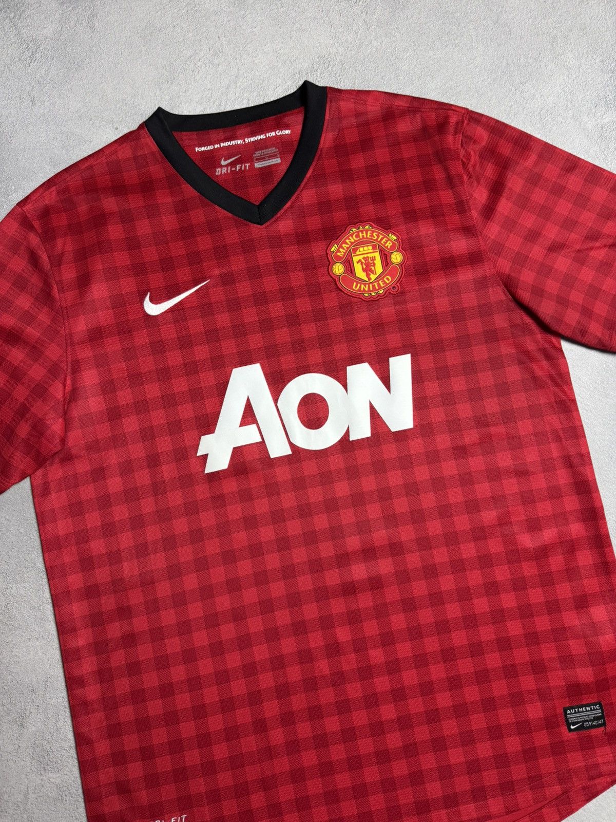 Nike Manchester United 2012 2013 Home Shirt Soccer Jersey Nike Size US L / EU 52-54 / 3 - 3 Thumbnail