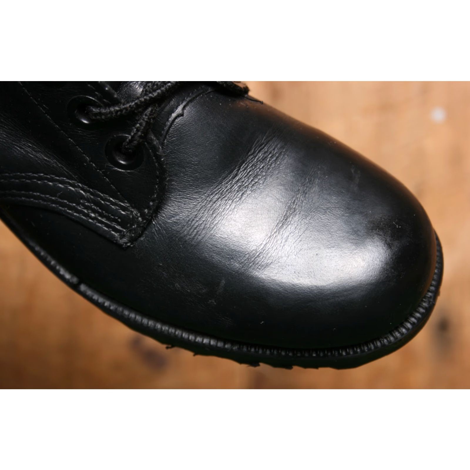 Vintage VINTAGE RO-SEARCH Black Leather Combat Boots Men 4R Regular Width 1979 Shoes Mens Leather Combat Boots 1979 VINTAGE Size US 5 / EU 37 - 5 Thumbnail