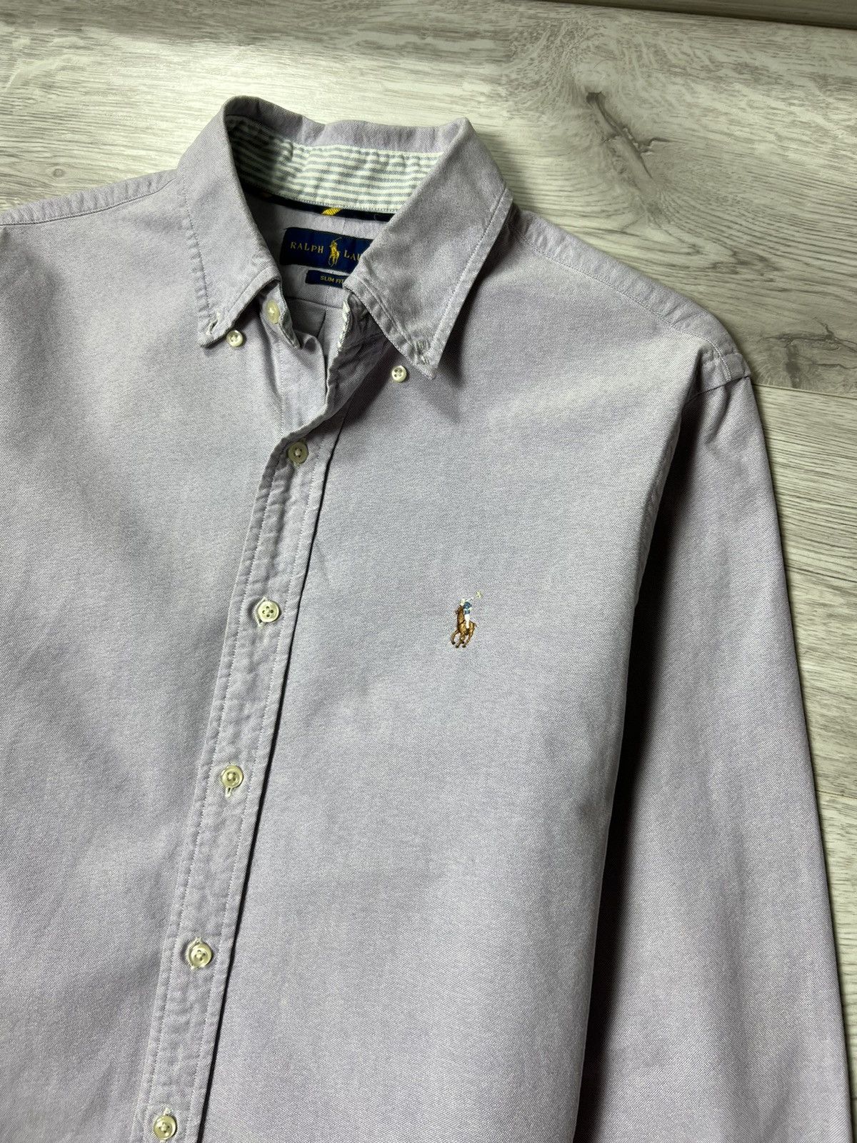 Polo Ralph Lauren Ralph Lauren Purple Button Up Long Sleeve Thick Shirt Size US M / EU 48-50 / 2 - 3 Thumbnail