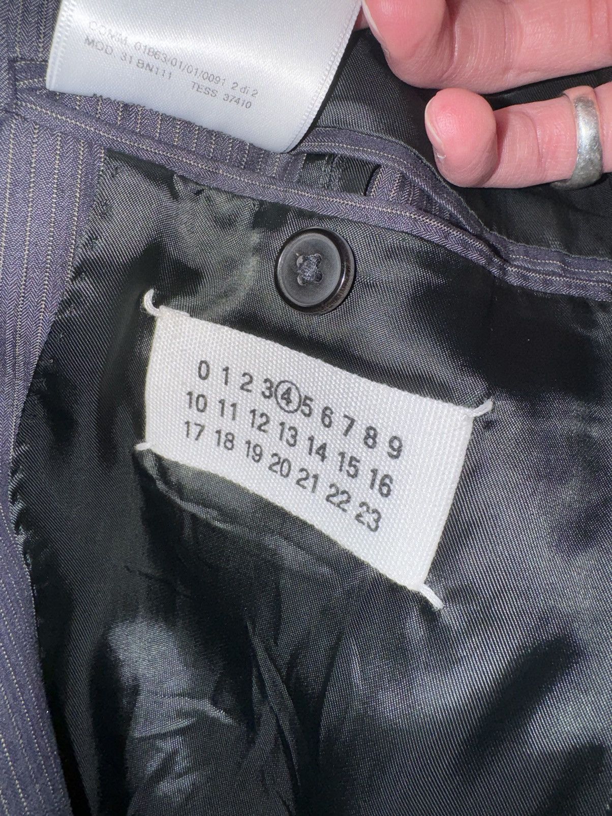 Maison Margiela Martin Margiela era striped blazer Size 44R - 7 Thumbnail