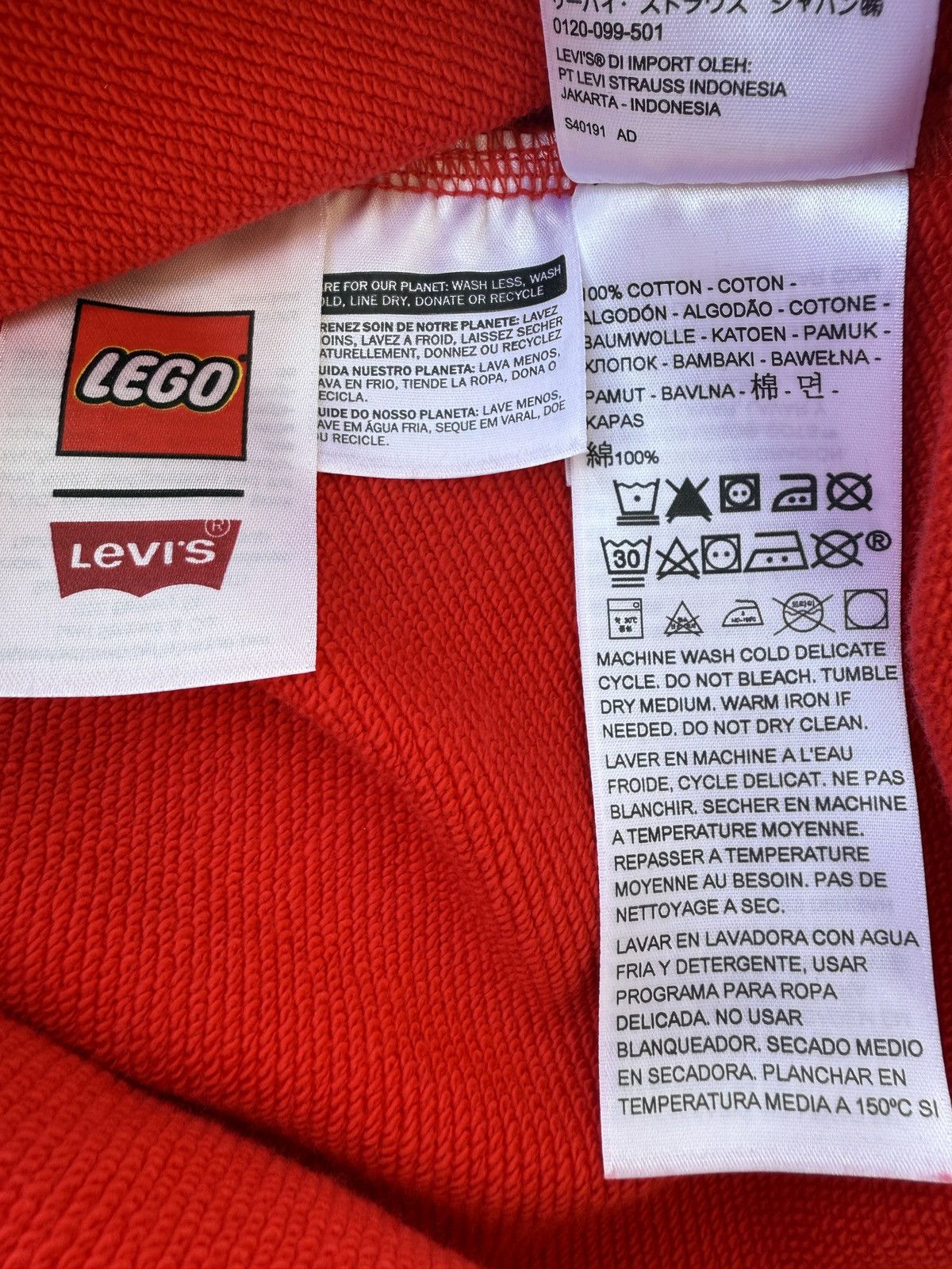 LEGO × Levi's NWT w/Wearable 6x6 Baseplate – Red Crew Sweatshirt Size US L / EU 52-54 / 3 - 11 Thumbnail