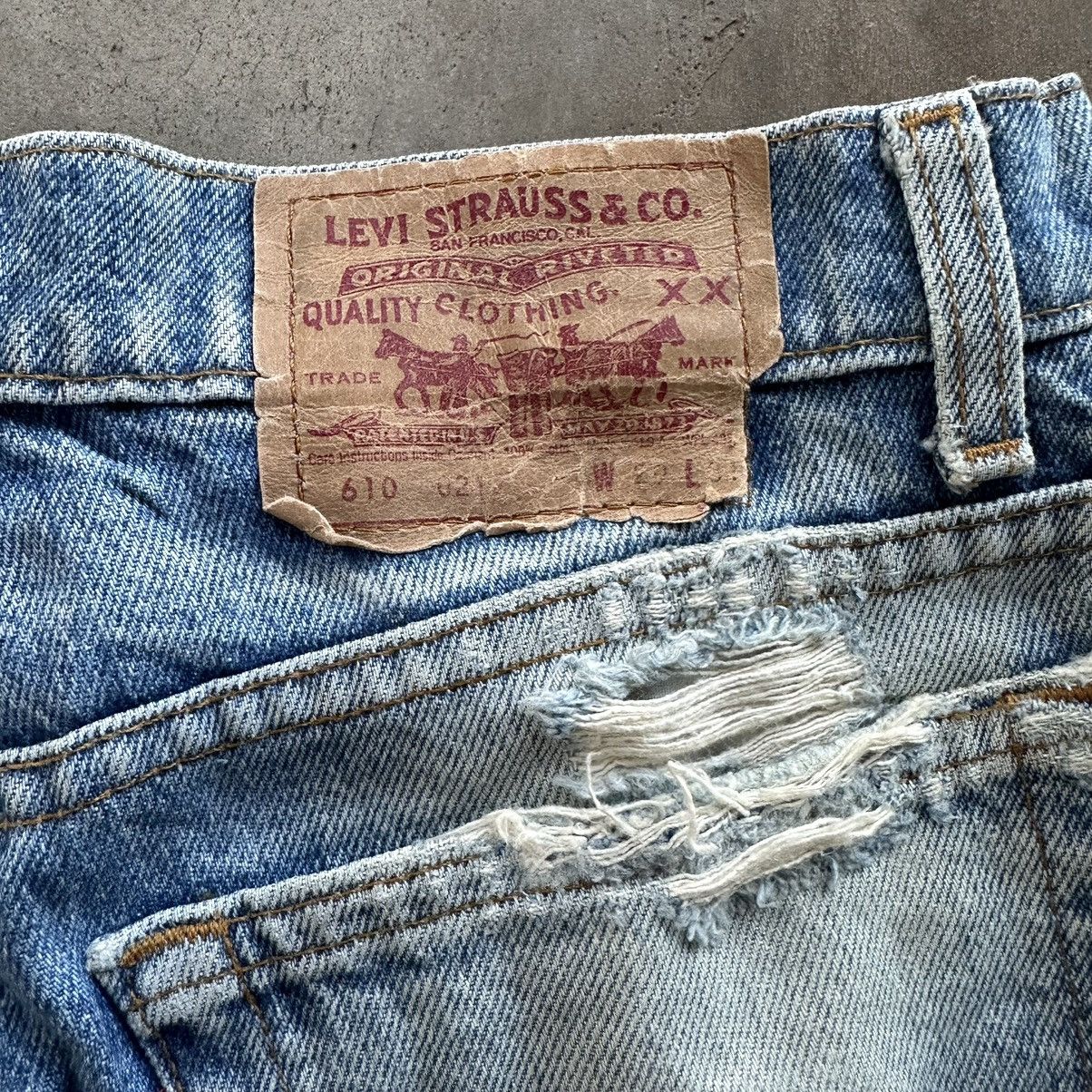 Levi's Vintage Levi’s 610 Faded Rusty Jean Denim Pant W27 Size US 27 - 13 Thumbnail