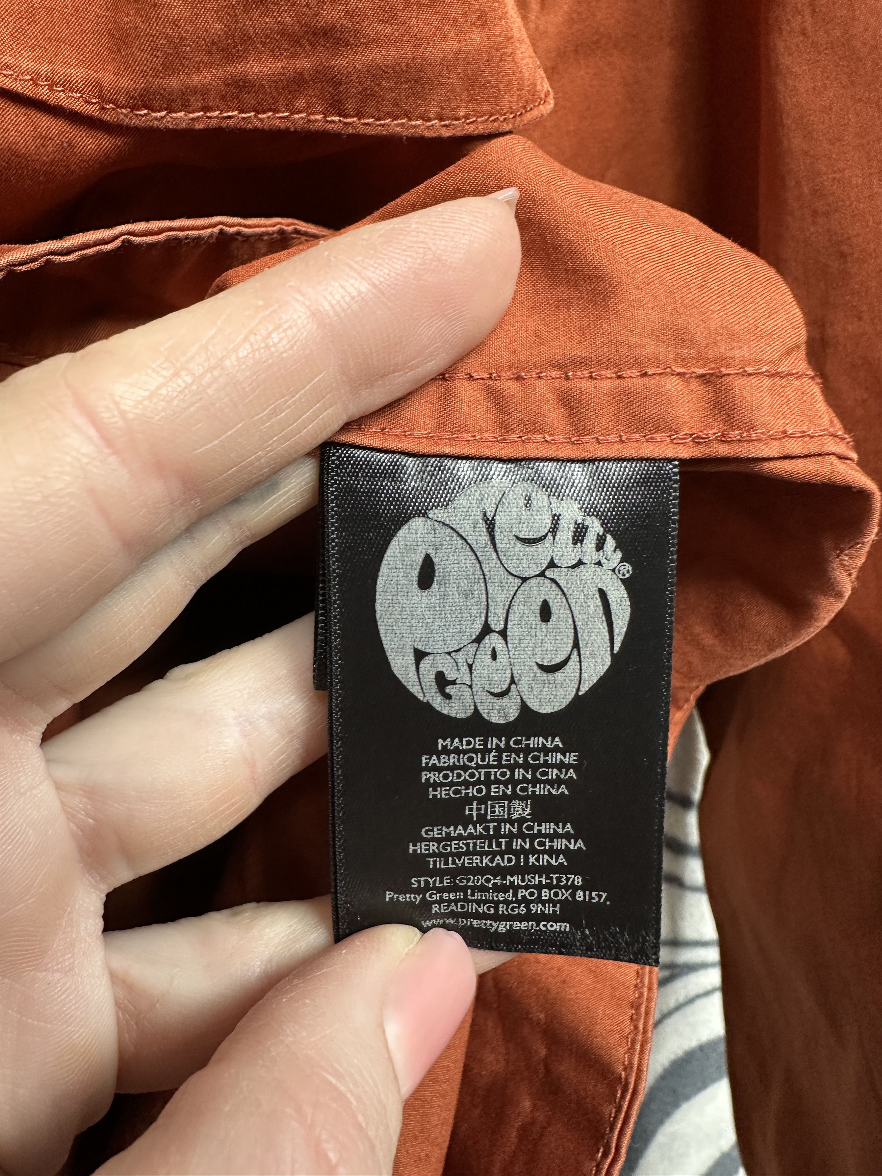 Pretty Green NEW! Pretty Green Mens Through Overshirt Jacket Size US XL / EU 56 / 4 - 6 Thumbnail