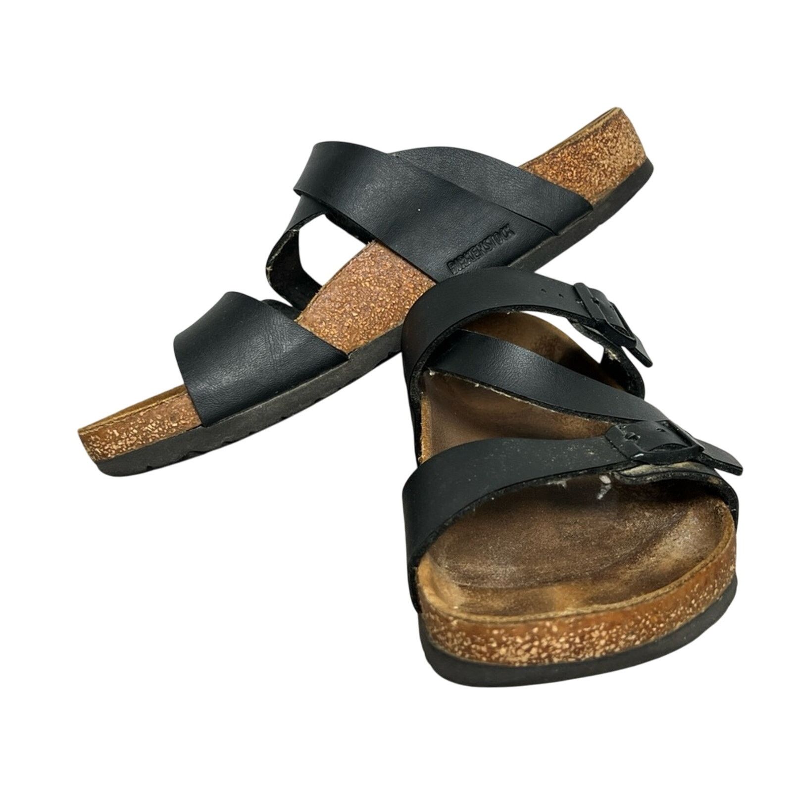 Birkenstock Birkenstock Franca EU 39 US 8/8.5 Oiled Leather Black Suede Size US 8 / IT 38 - 4 Thumbnail